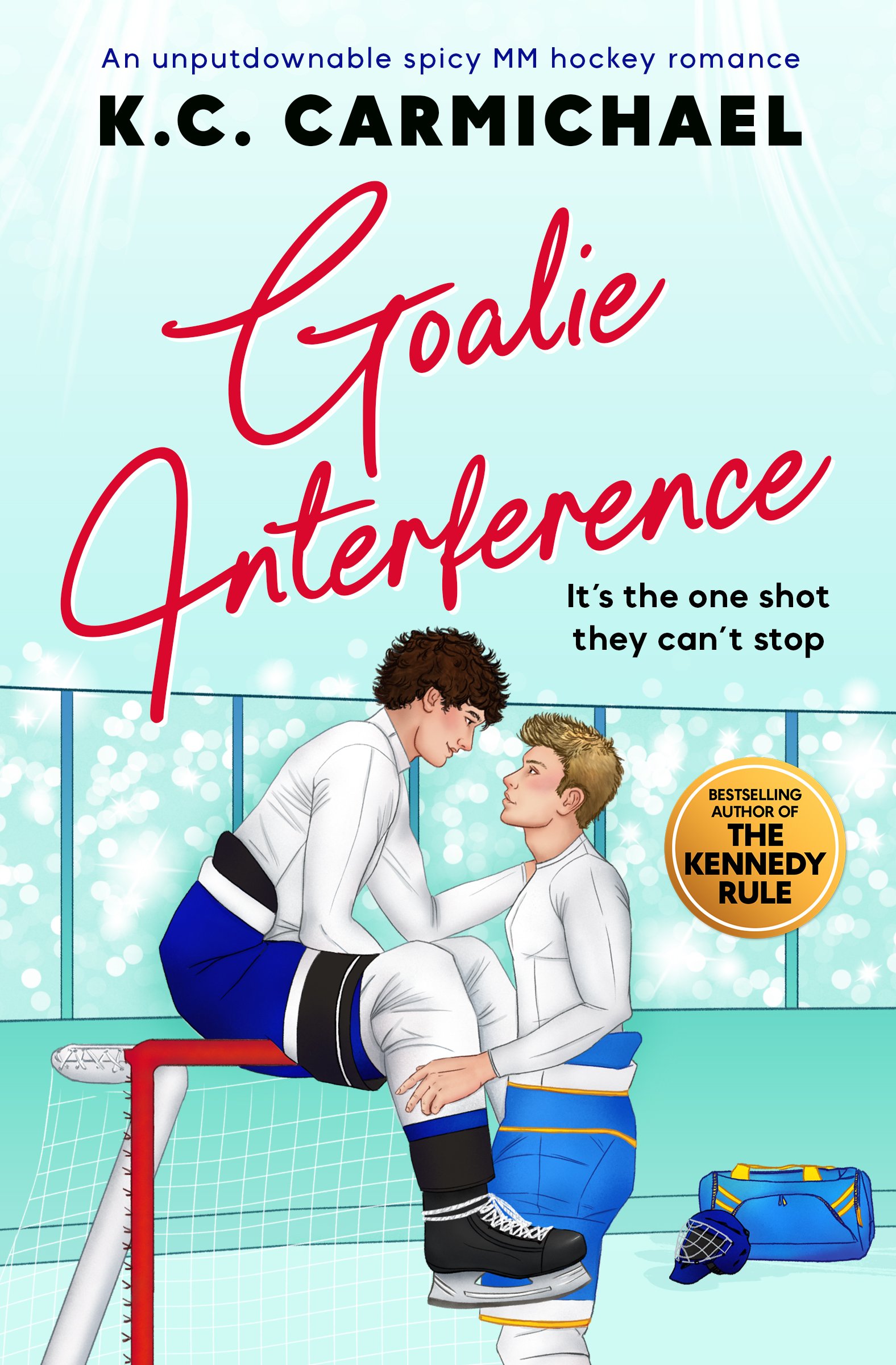 Artwork and cover design for  Goalie Interference, Storm Publishing, 2026