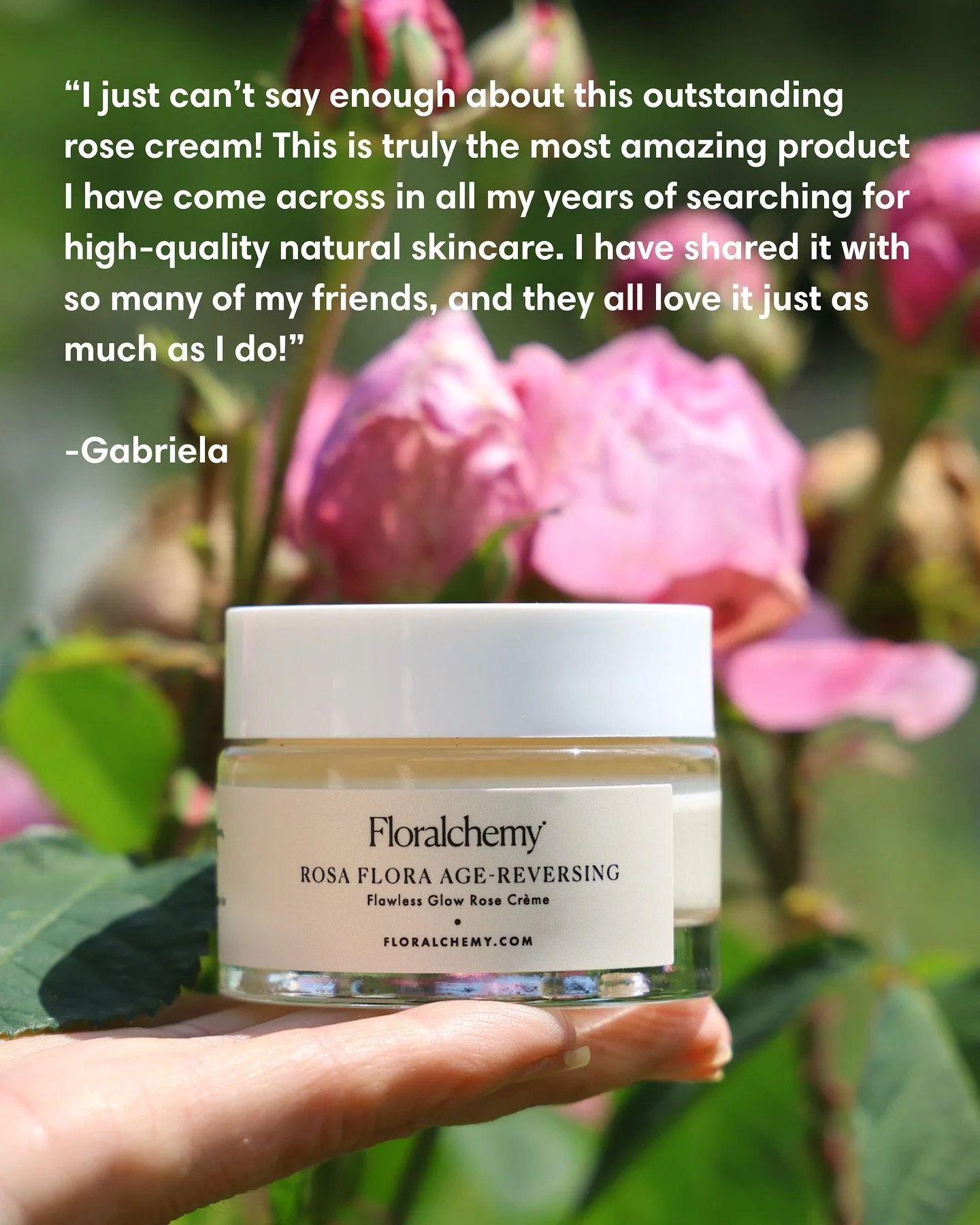 We love to make you glow! 💎✨🌹 Made with fresh bouquet of ancient roses using an artisanal labor-intensive process, our best-selling Rosa Flora Age-reversing Flawless Glow Rose Cr&egrave;me works on your skin&rsquo;s cellular matrix using over 12 un