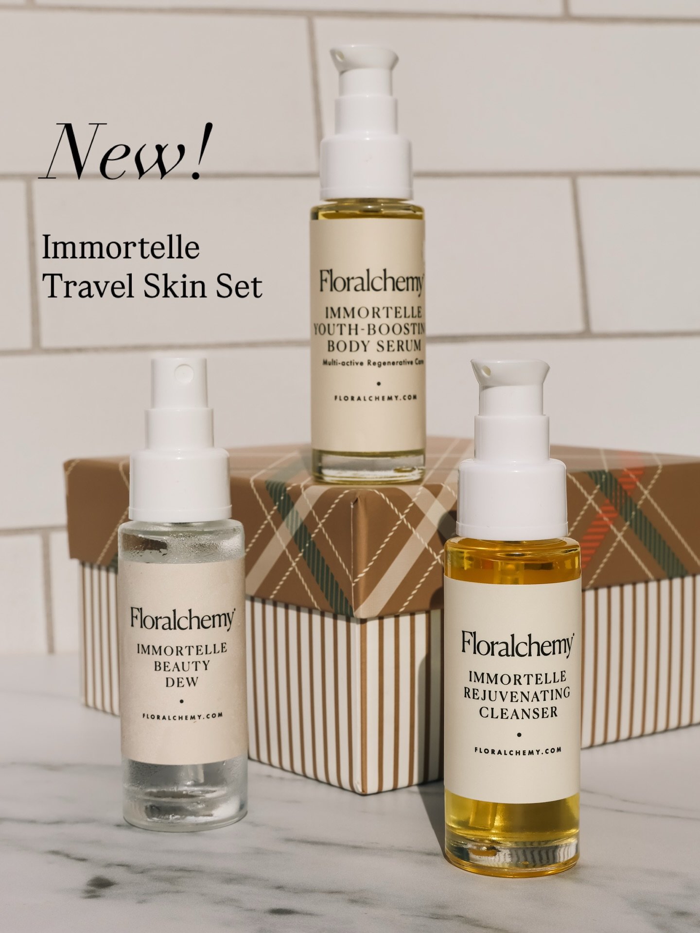 ✈️✨🌼We&rsquo;ve been getting so many requests for a travel-friendly skincare kit featuring all your favorites &mdash;we&rsquo;re absolutely delighted to announce its arrival just in time for holiday adventures! ✨ Keep glowing on the go with the Immo