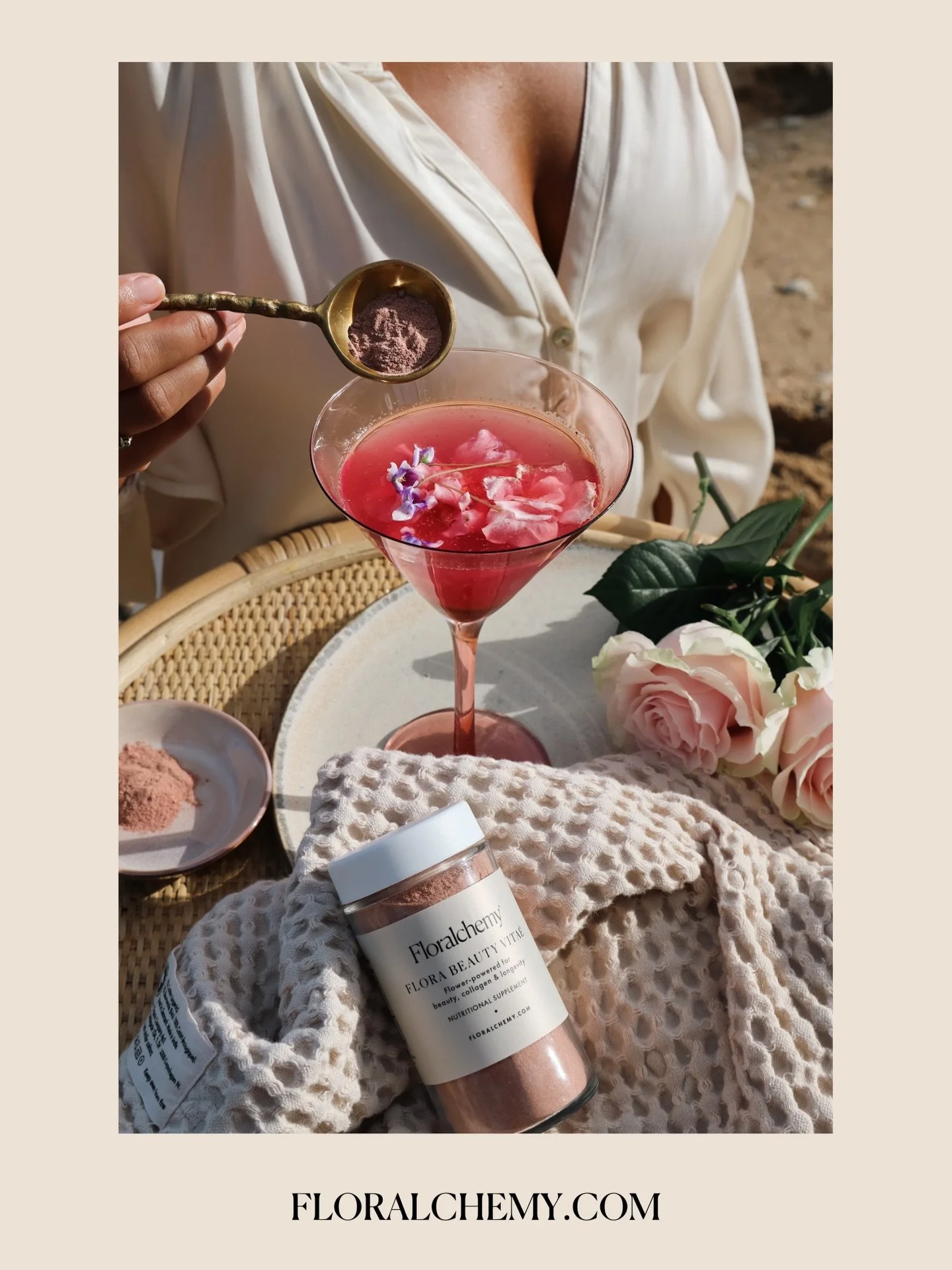 ✨🥀&rdquo;I&rsquo;ve seen the biggest difference in my overall well-being since using Flora Beauty Vita&egrave;. People tell me I look younger and my skin looks more radiant. Highly recommend this flower tonic for beauty and longevity!&rdquo; 

-Fait