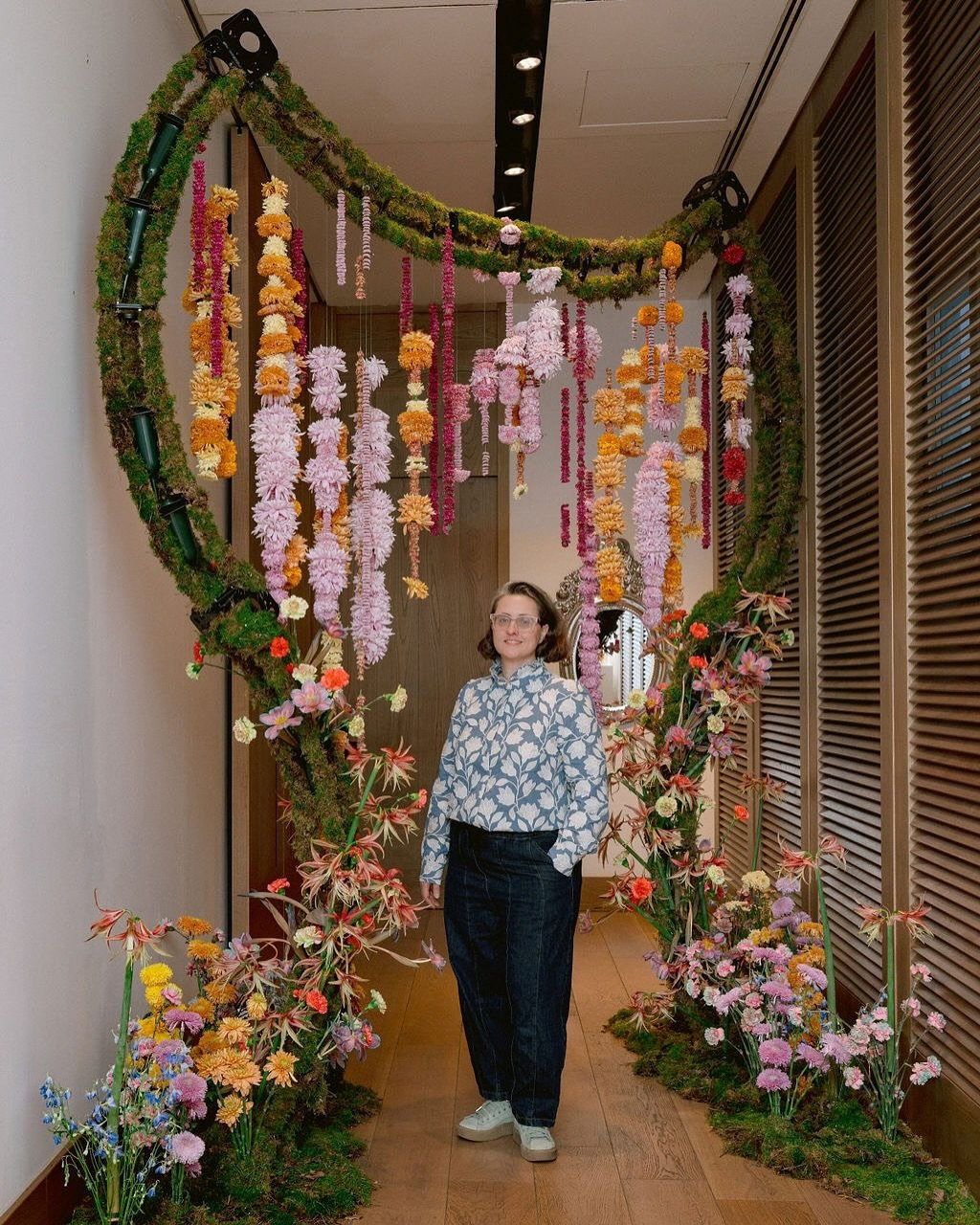 It has been a great chance and honor for us to be present at @madridblooms both with our structures and with our founder La&euml;titia from @floresie who has been invited as one of the designers for this 2025 edition.
Here is her take on creating an 