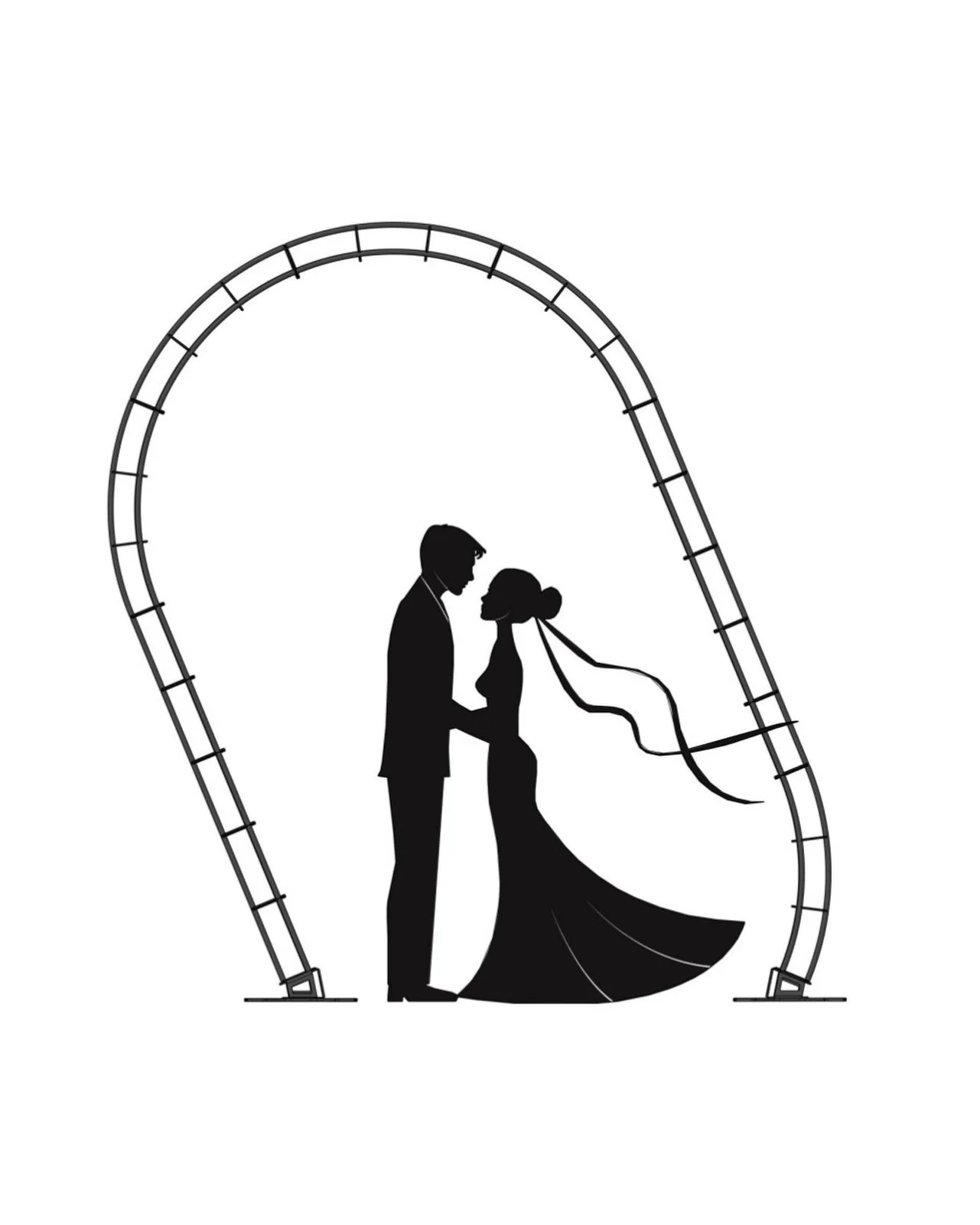 ✨ NEW in 2026 ✨

Our new 22,5 connector is out! This one will fast become your best friend to:
- transform your 215 cm wide Roman arch into a 165 cm wide one, so easy;
- create these free-form organic installations that are trending right now;
- and 