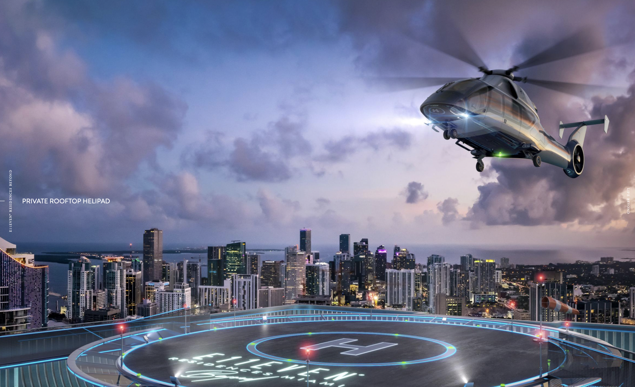 E11EVEN® Residences Beyond helipad