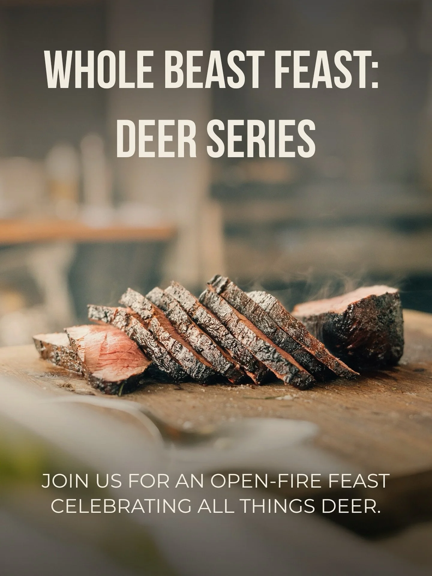 Whole Beast Feast: Deer Series

Join us on Thursday 13 November for an unforgettable evening at Provenance Brix + Mortar &ndash; a celebration of all things deer, cooked low and slow over our open wood fire.

This one&rsquo;s for the true food enthus