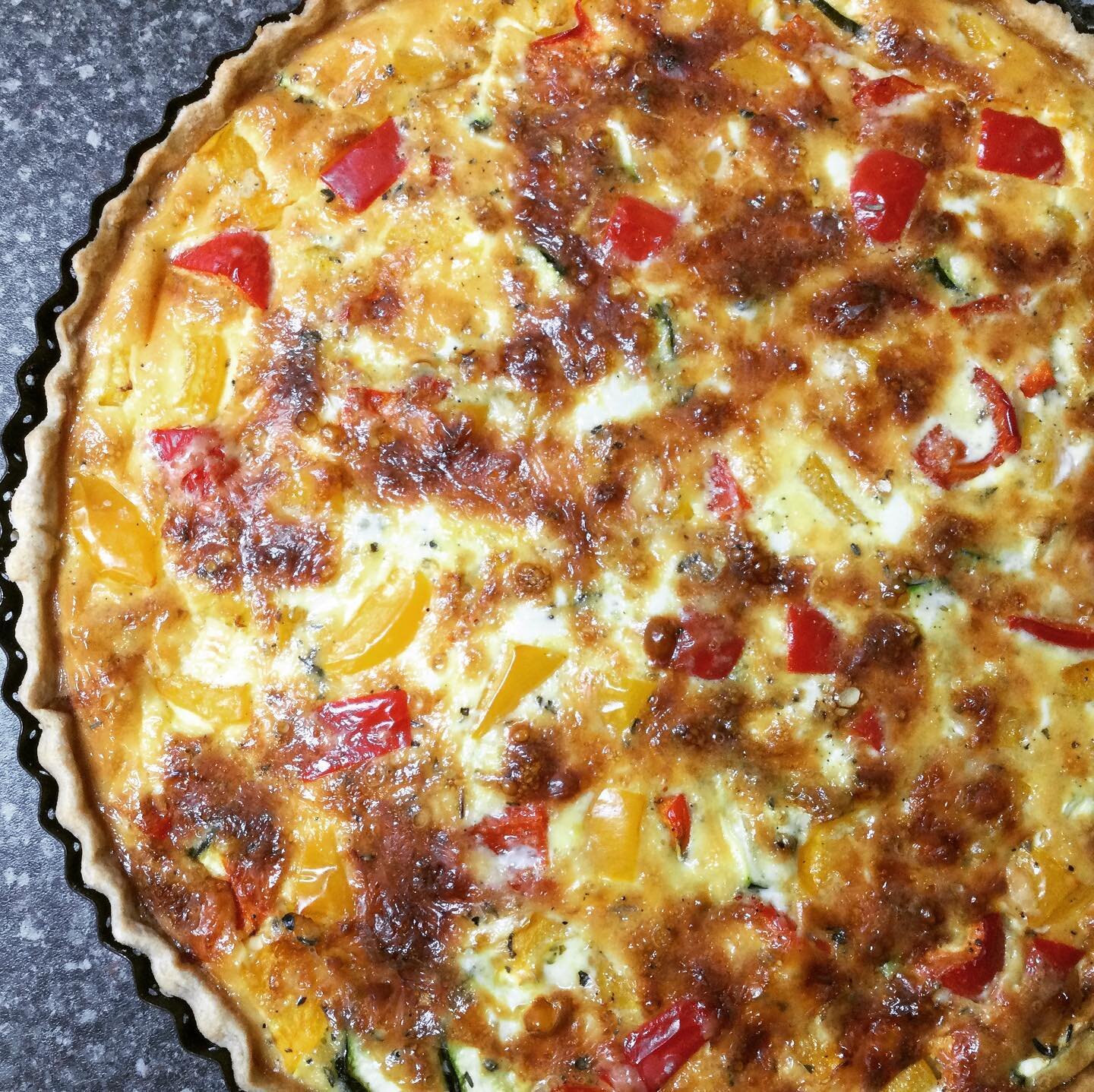 Good morning everyone!  Well it&rsquo;s a cold, grey morning here in Northumberland, so here&rsquo;s a delicious quiche, fresh out of the oven, to hopefully brighten your day!  Roll on the spring sunshine!! #goodfood #homemadefood #food #freerangeegg