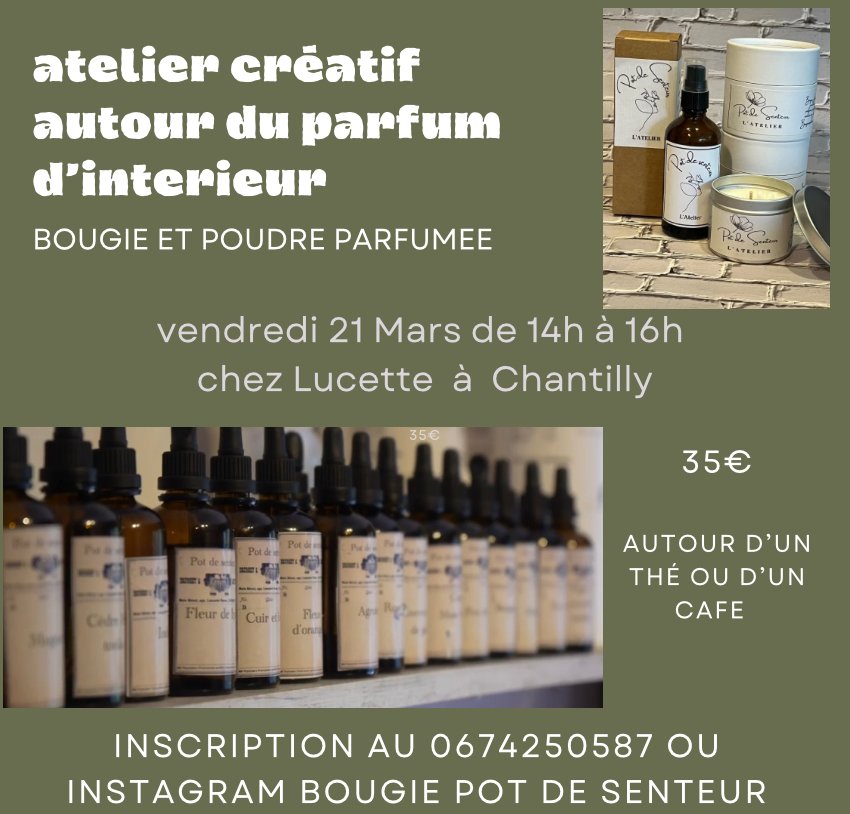 Atelier bougies parfumée