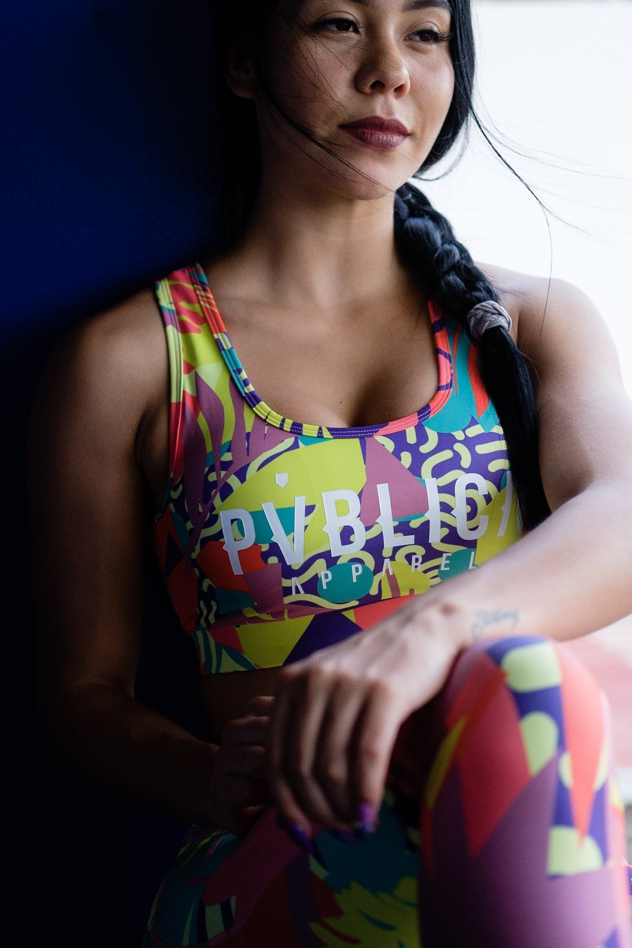 colorful textile design active wear design