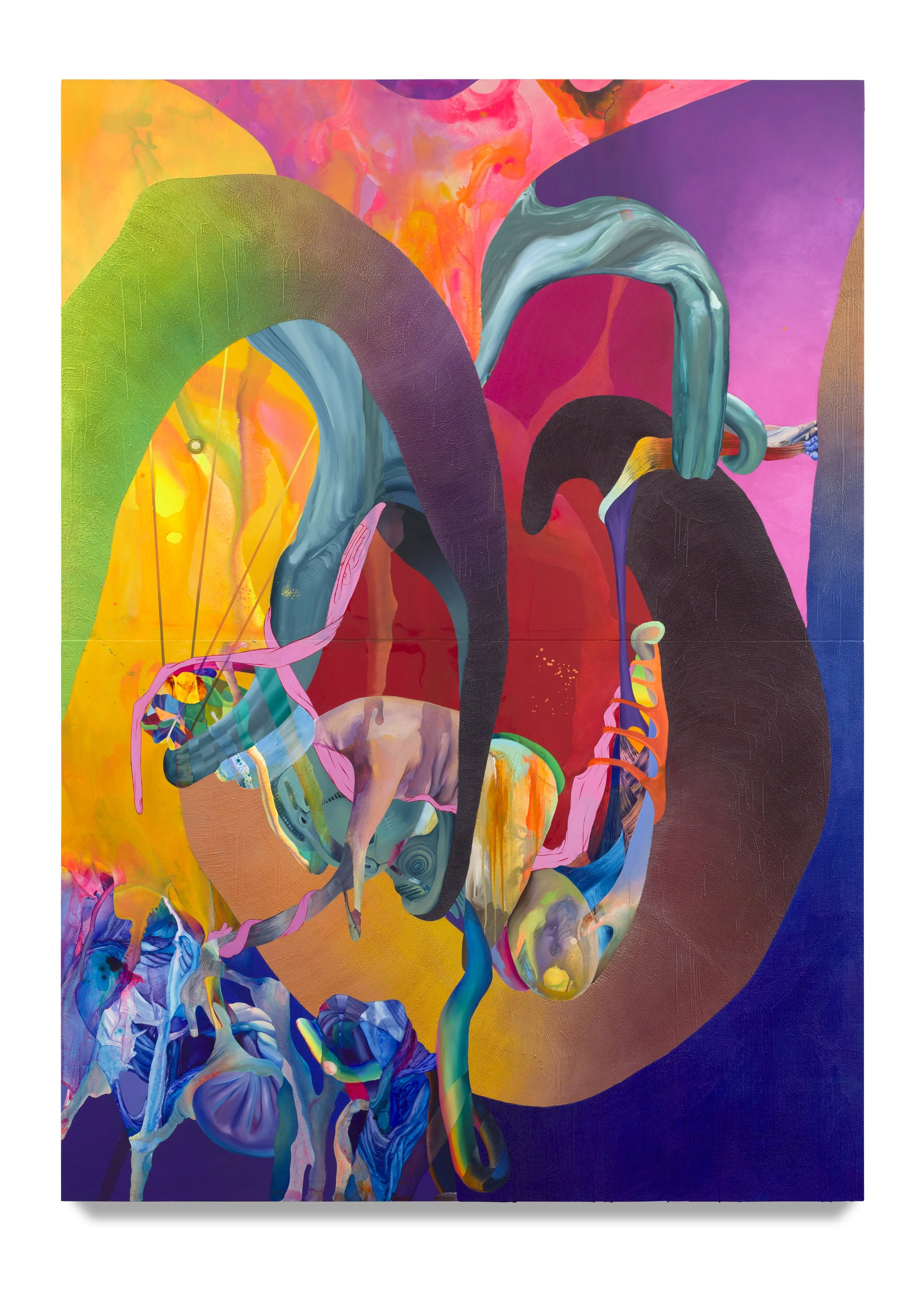  Helminth , 2023, 120 x 86 in.