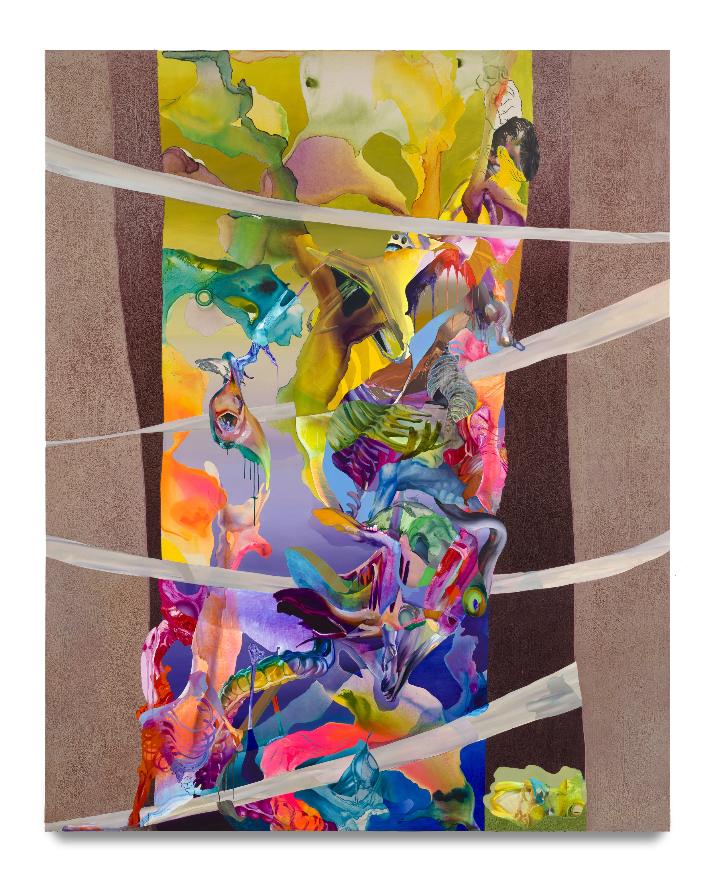  Play Dead , 2025, 120 x 96 in.