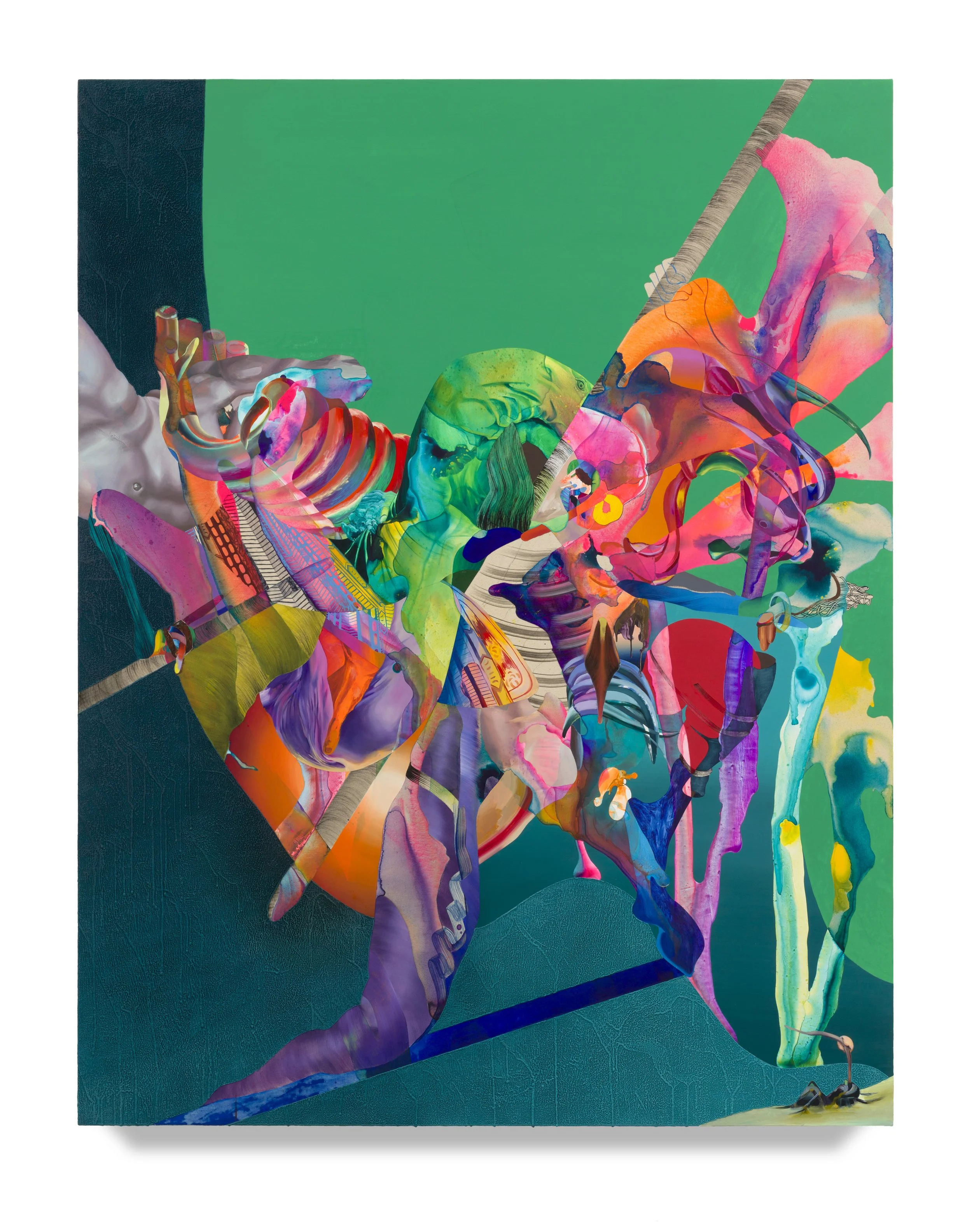  Paper Planes , 2024, 86 x 67 in.