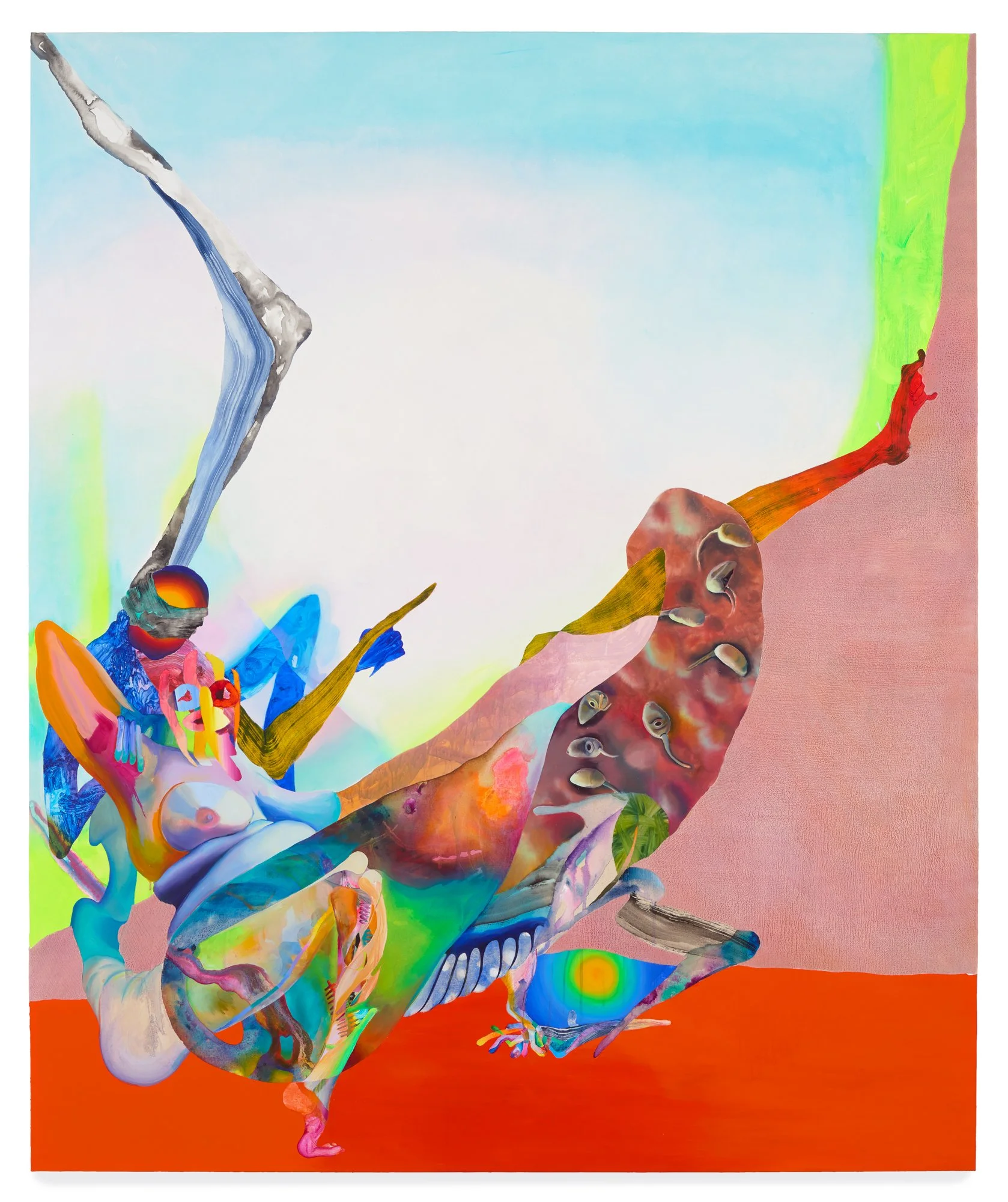  Lagrimas y Mocos (exploiting a suitable host) , 72 x 60 in.