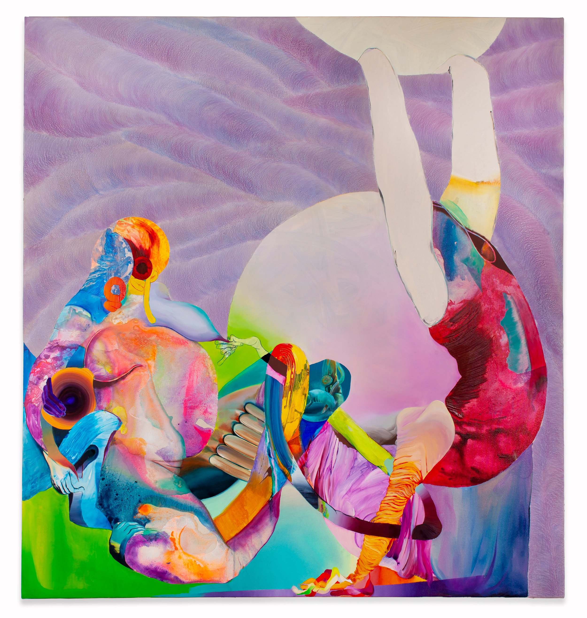  In Defense of a Preordained Fertility Clown , 58 x 64 in.