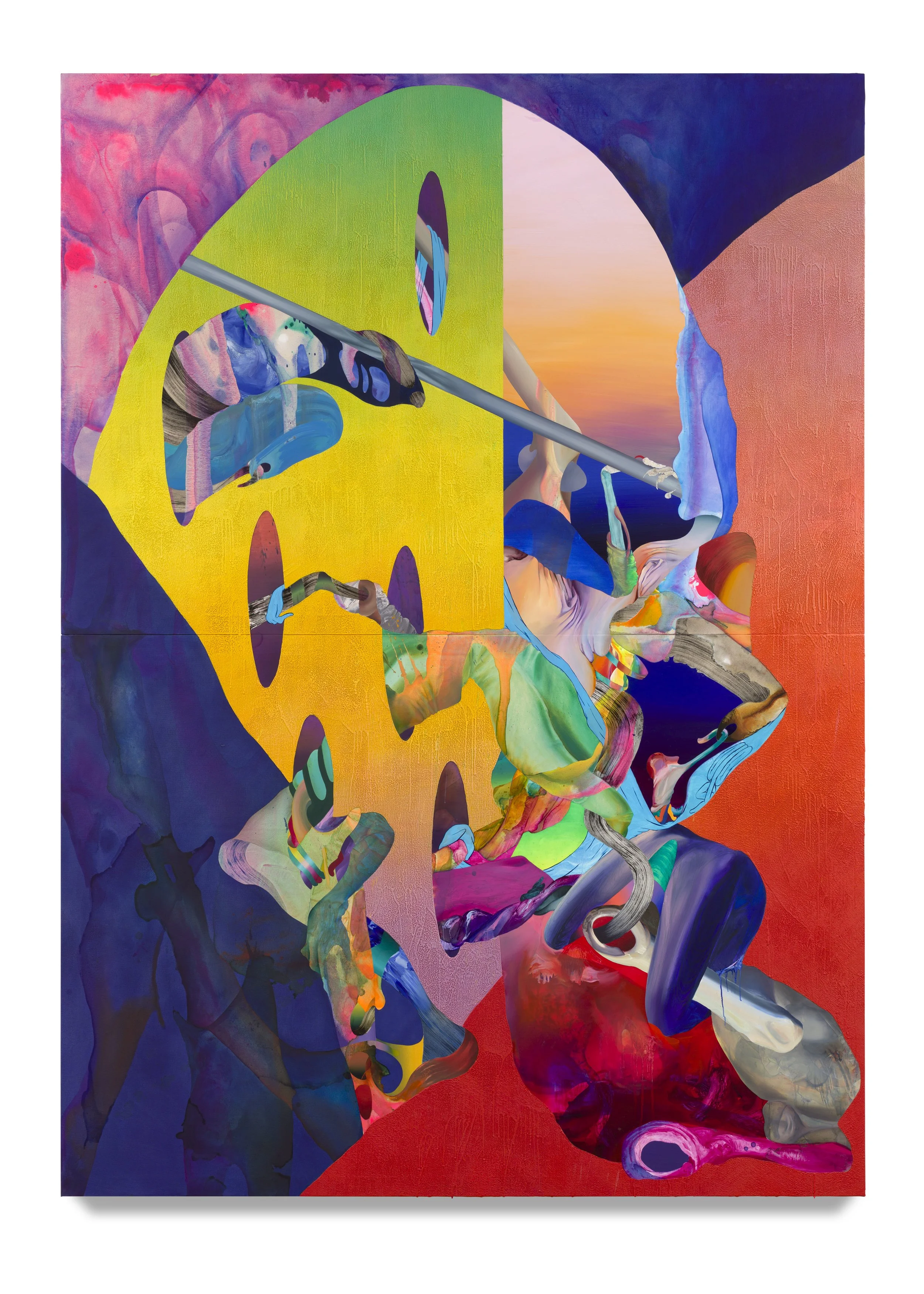  Pico y Placa , 120 x 86 in.