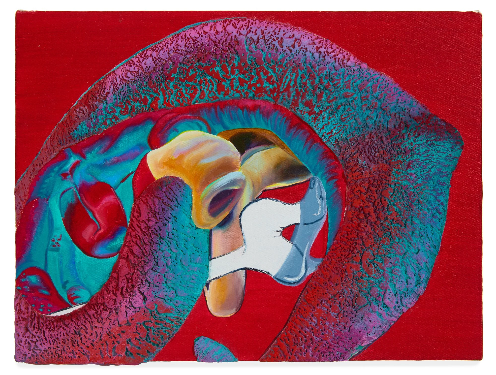  Swimming in contaminated waters , 12 x 16 in.