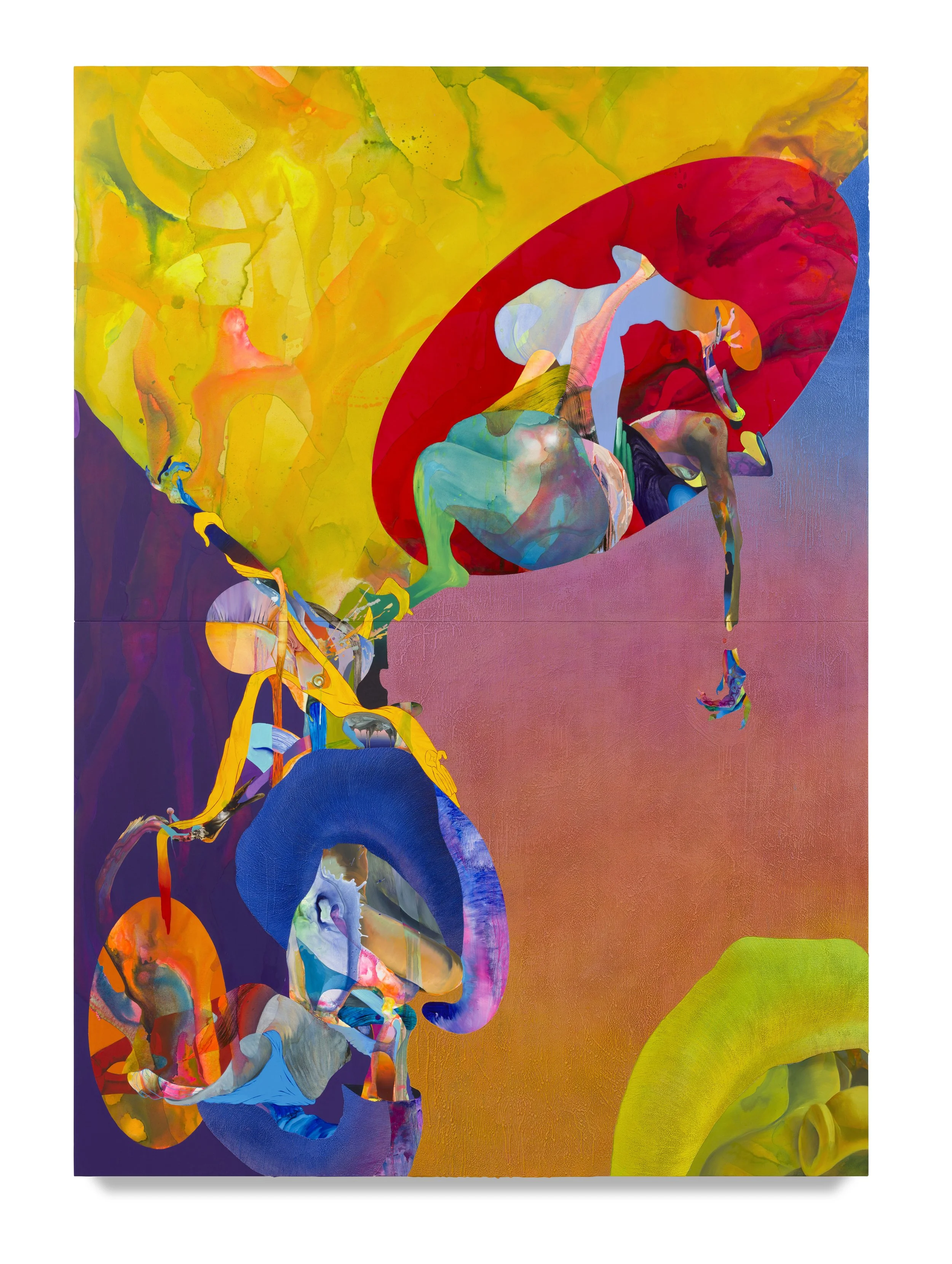  Tickling the Before and After , 120 x 86 in