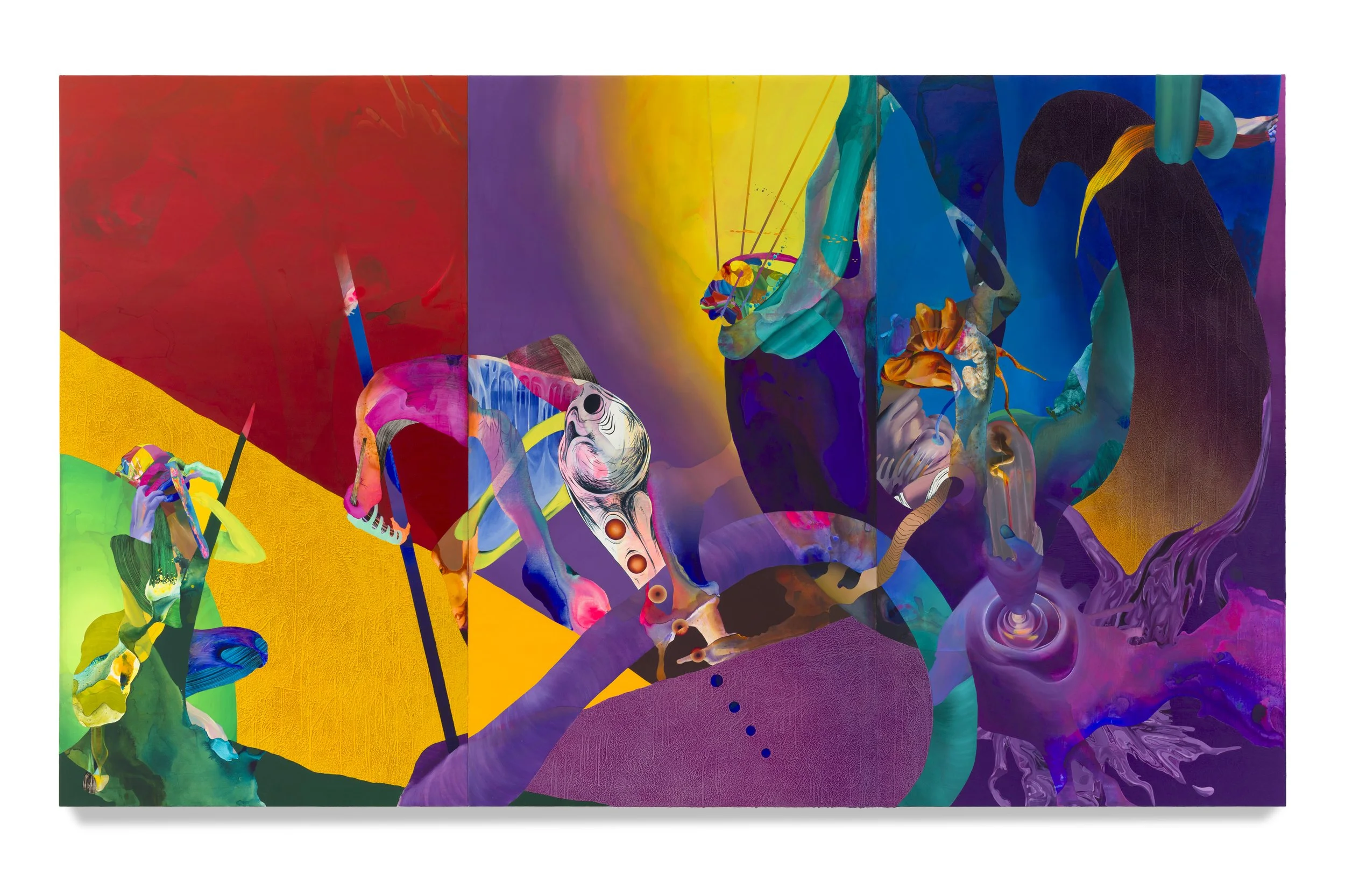  Muecas , 2024, 86 x 144 in.