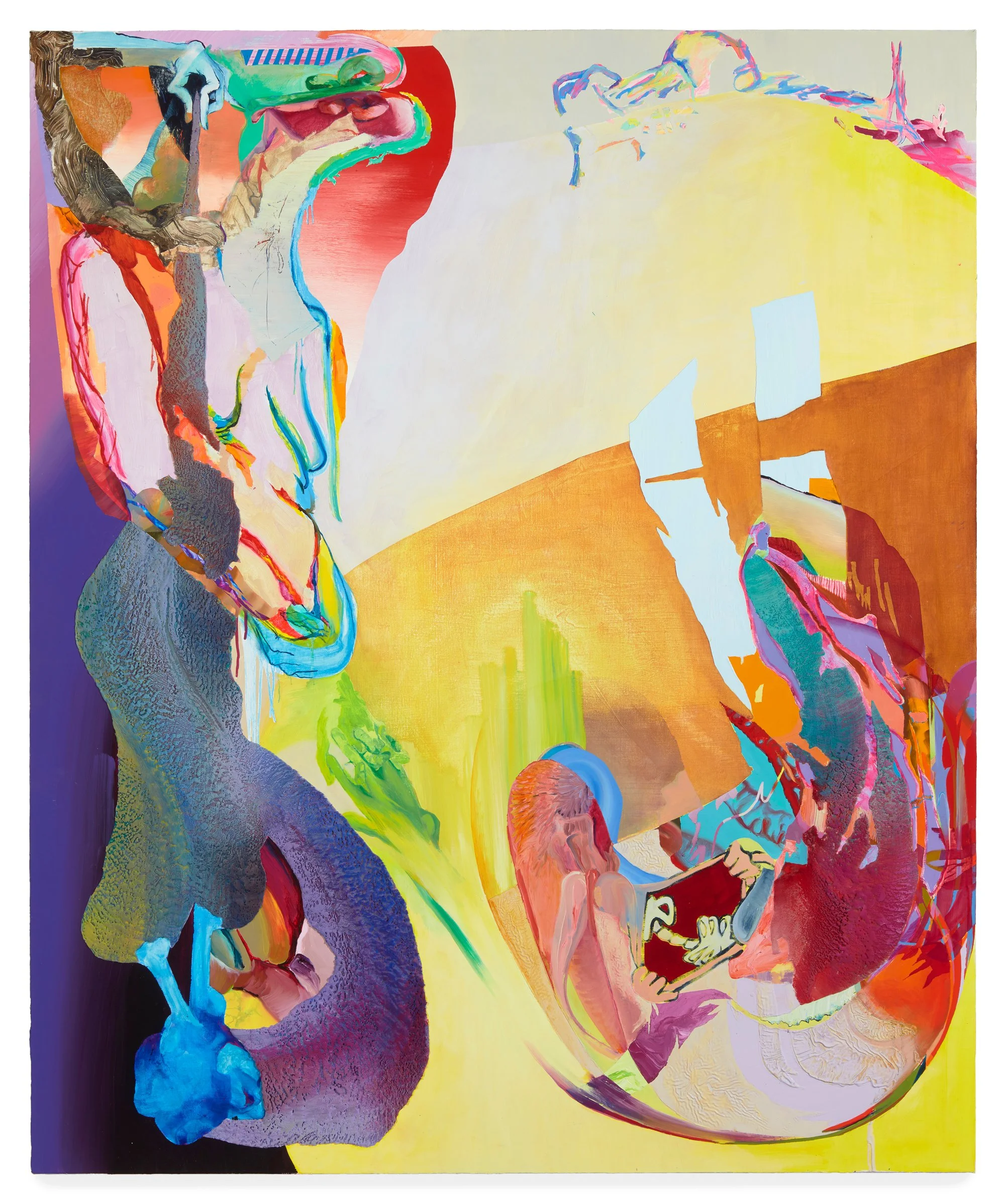  Striking Non-mammalien , 58 x 48 in.