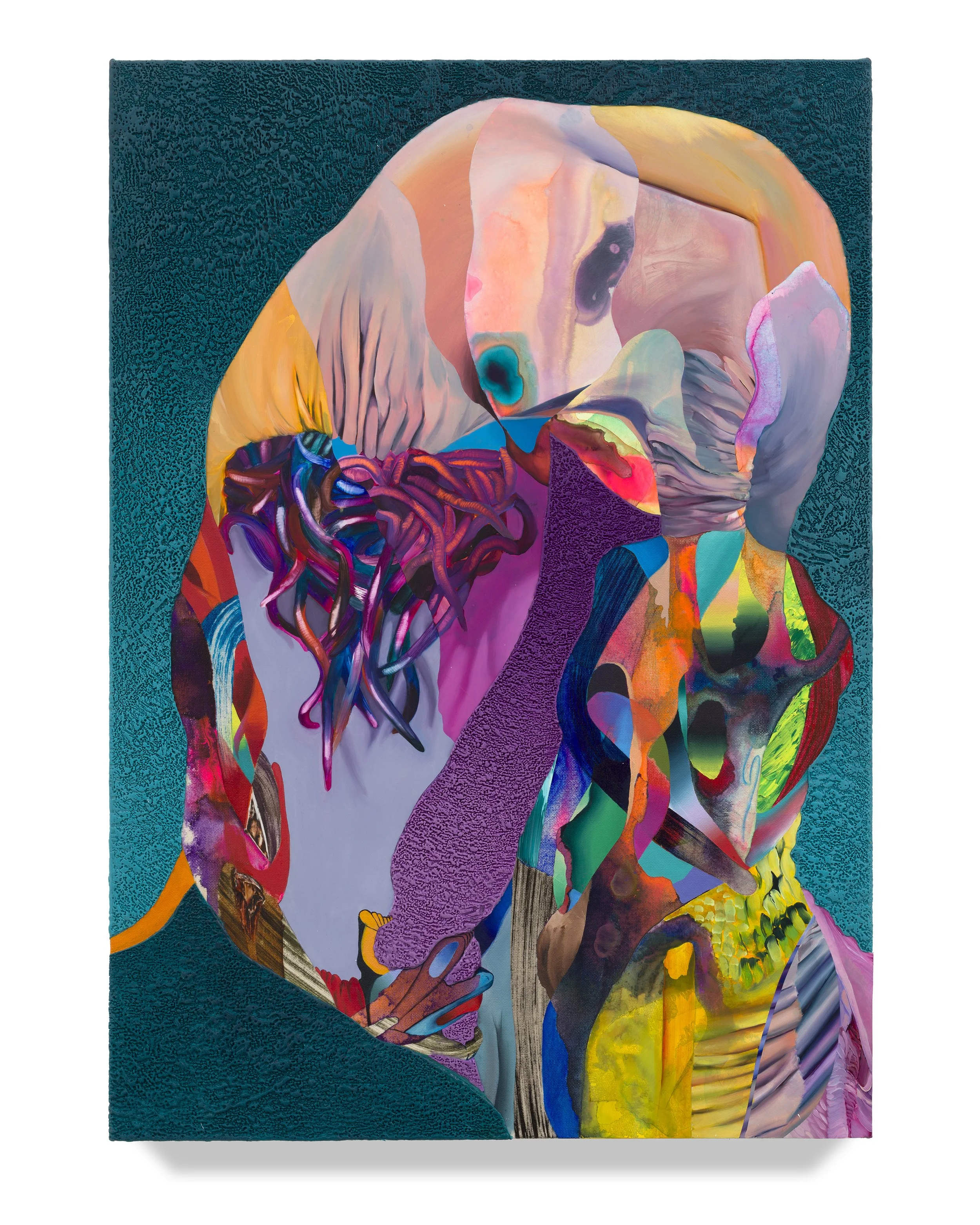  In your vast and ancient sorrow that was my home , 34 x 24 in.