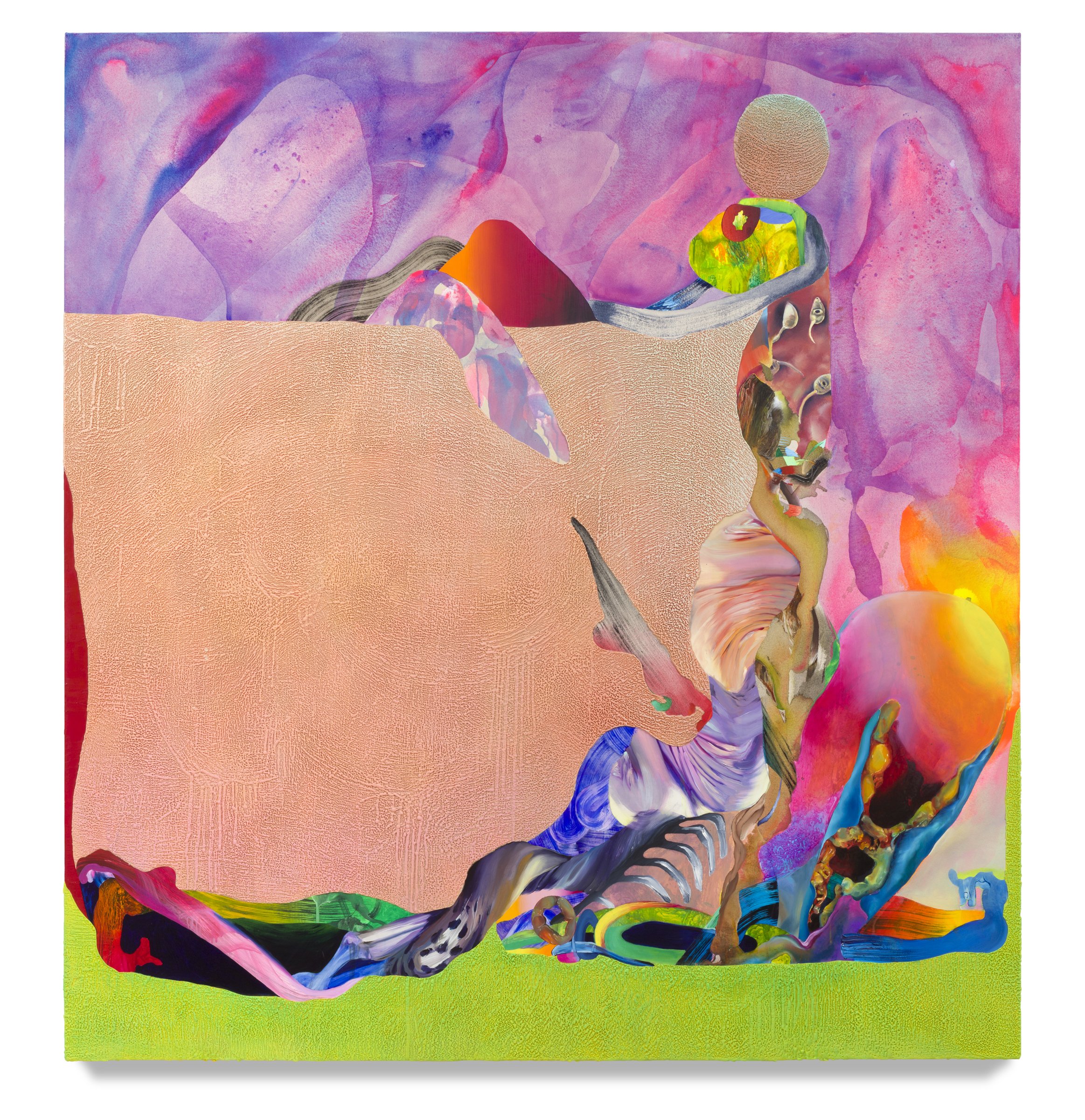  The Husband Stitch , 2022, 72 x 67 in.