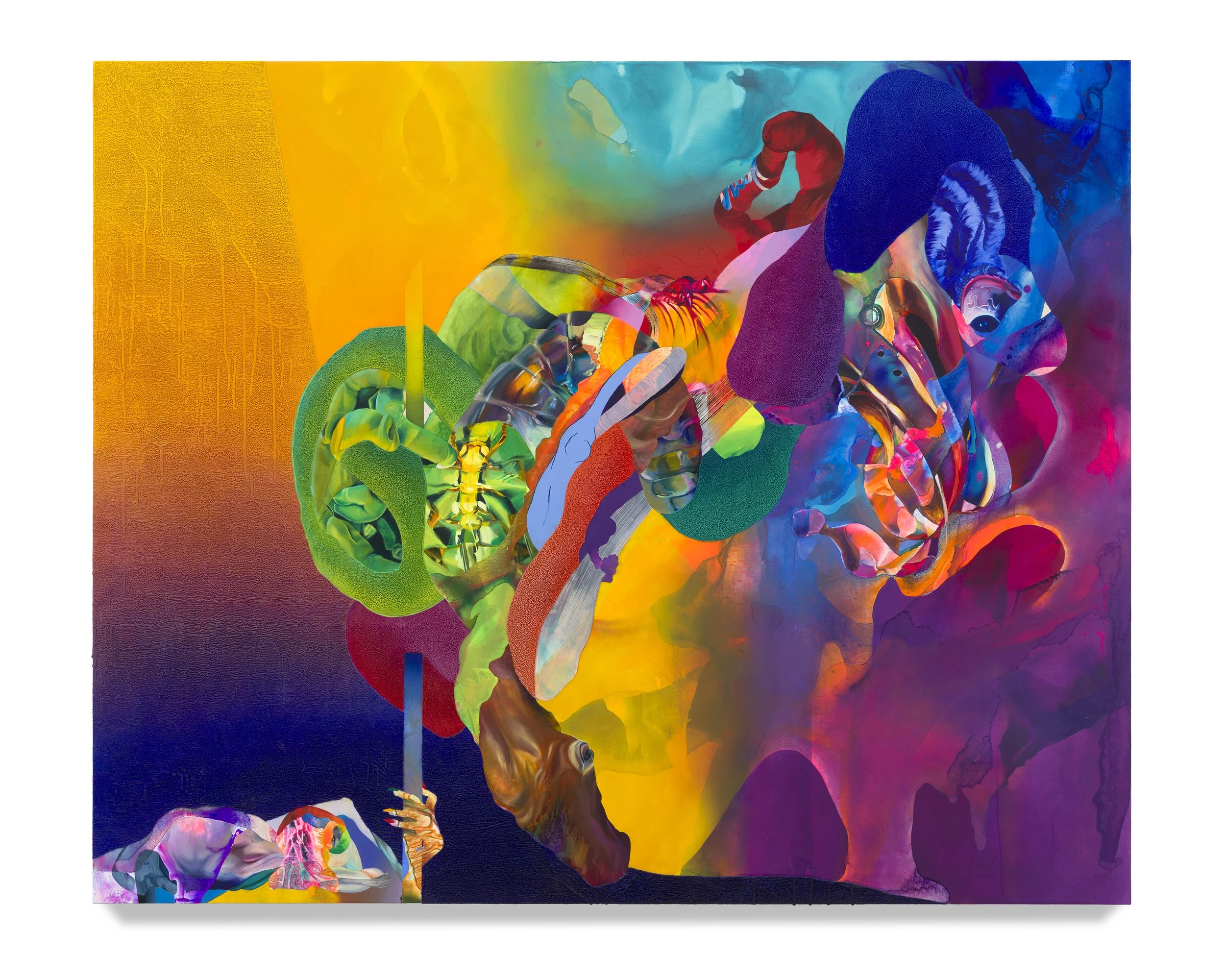  Like a Devil’s Sick of Sin , 65 x 80 in.