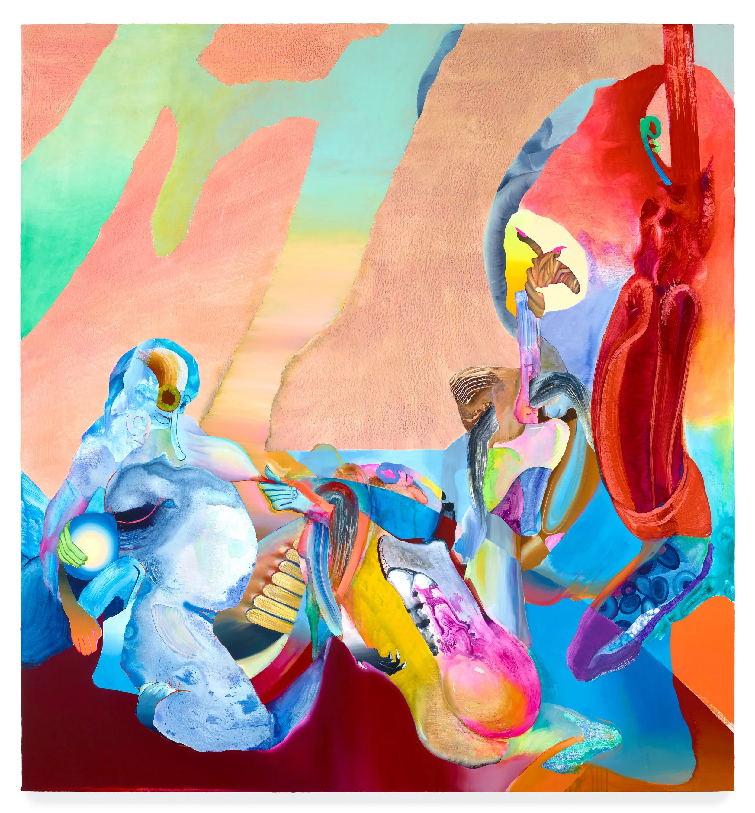  Weapons of a Mad Abundance , 58 x 54 in.