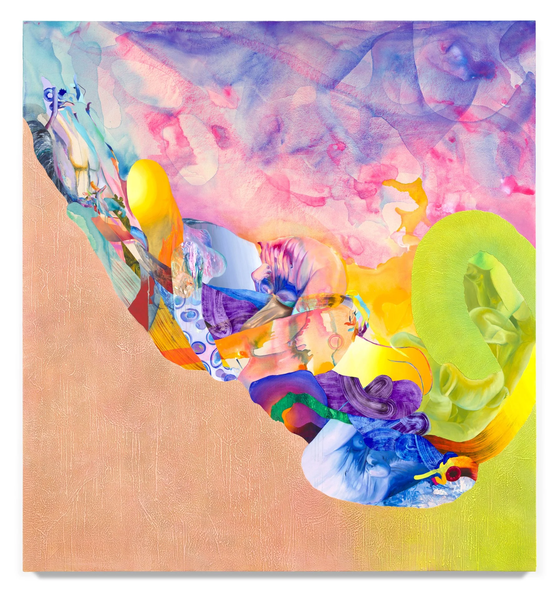  Occupy the mouth (buen provecho) , 86 x 80 in.