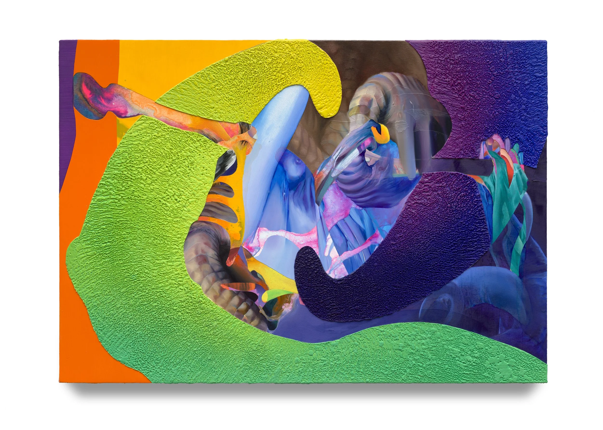  Out With The Bathwater , 2023, 24 x 34 in.