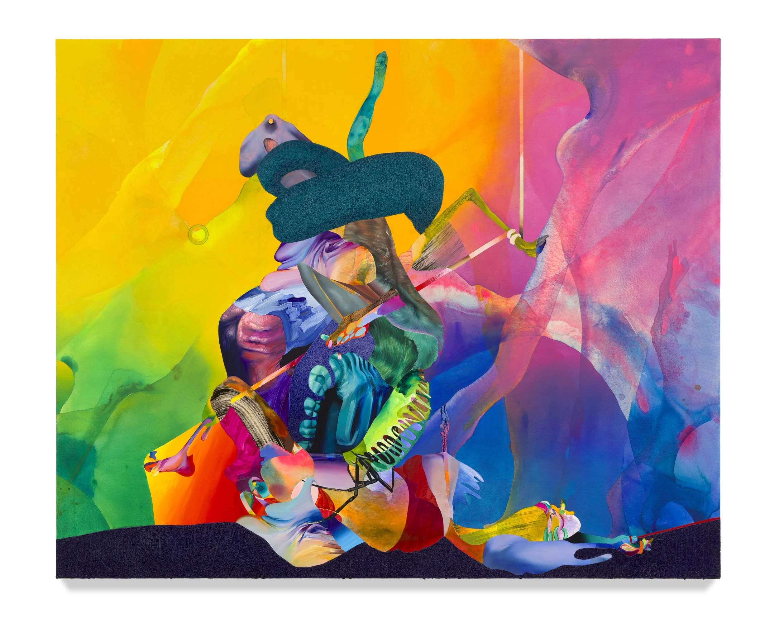  Game , 2024, 65 x 80 in.