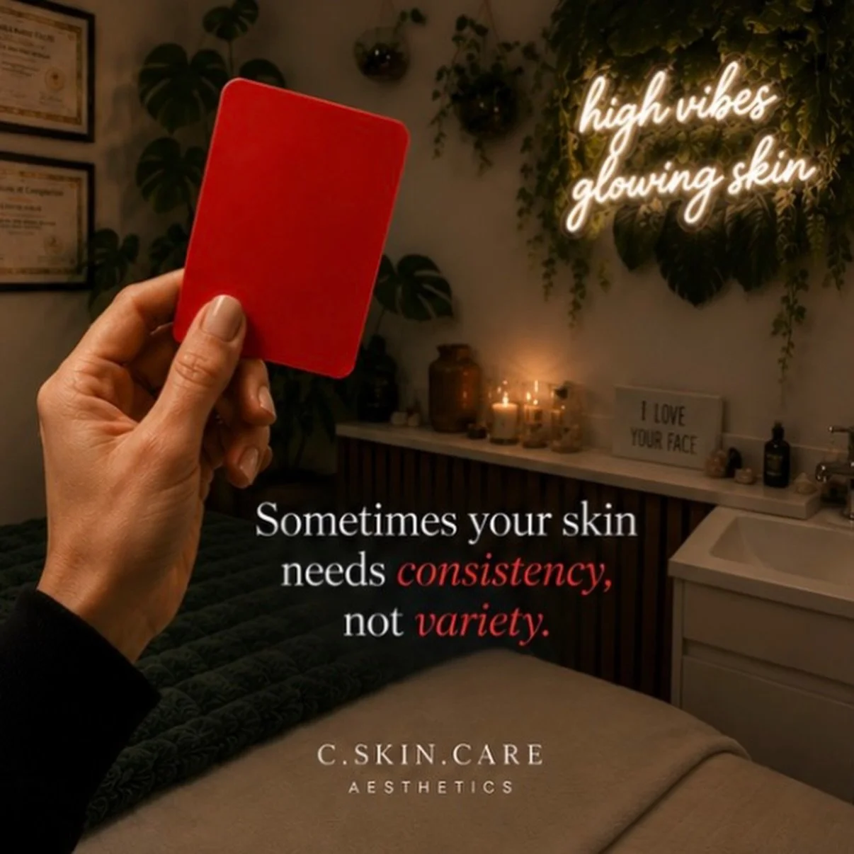 🟥 RED CARD ALERT 🟥

Things we are NOT taking into the second half of summer:

⚽️ Dry, dehydrated skin
⚽️ Dull complexion
⚽️ Over-exfoliated skin barrier
⚽️ Lashes damaged from the lash curler Olympics
⚽️ &ldquo;My skin just randomly broke out&rdquo