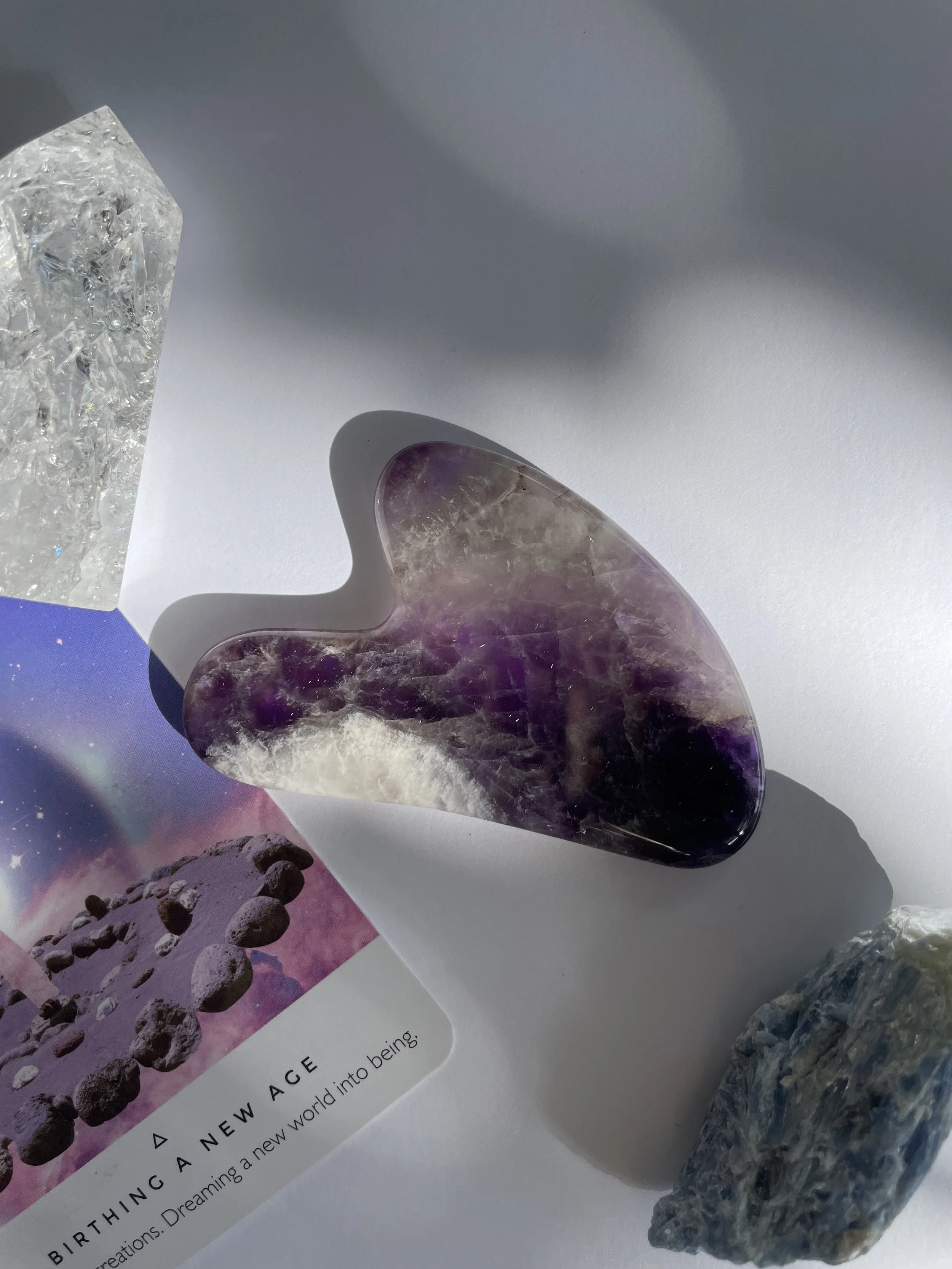 Amethyst Gua Sha Stone