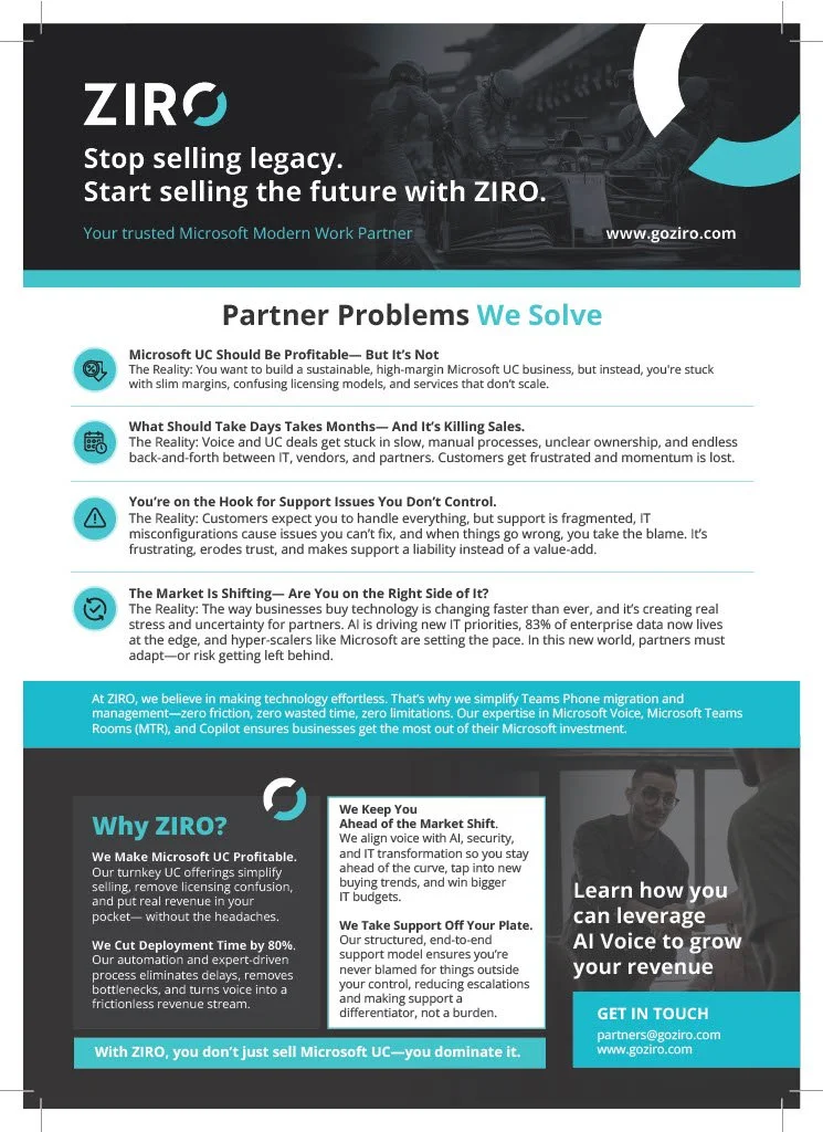 ZIRO Channel Partners Brochure