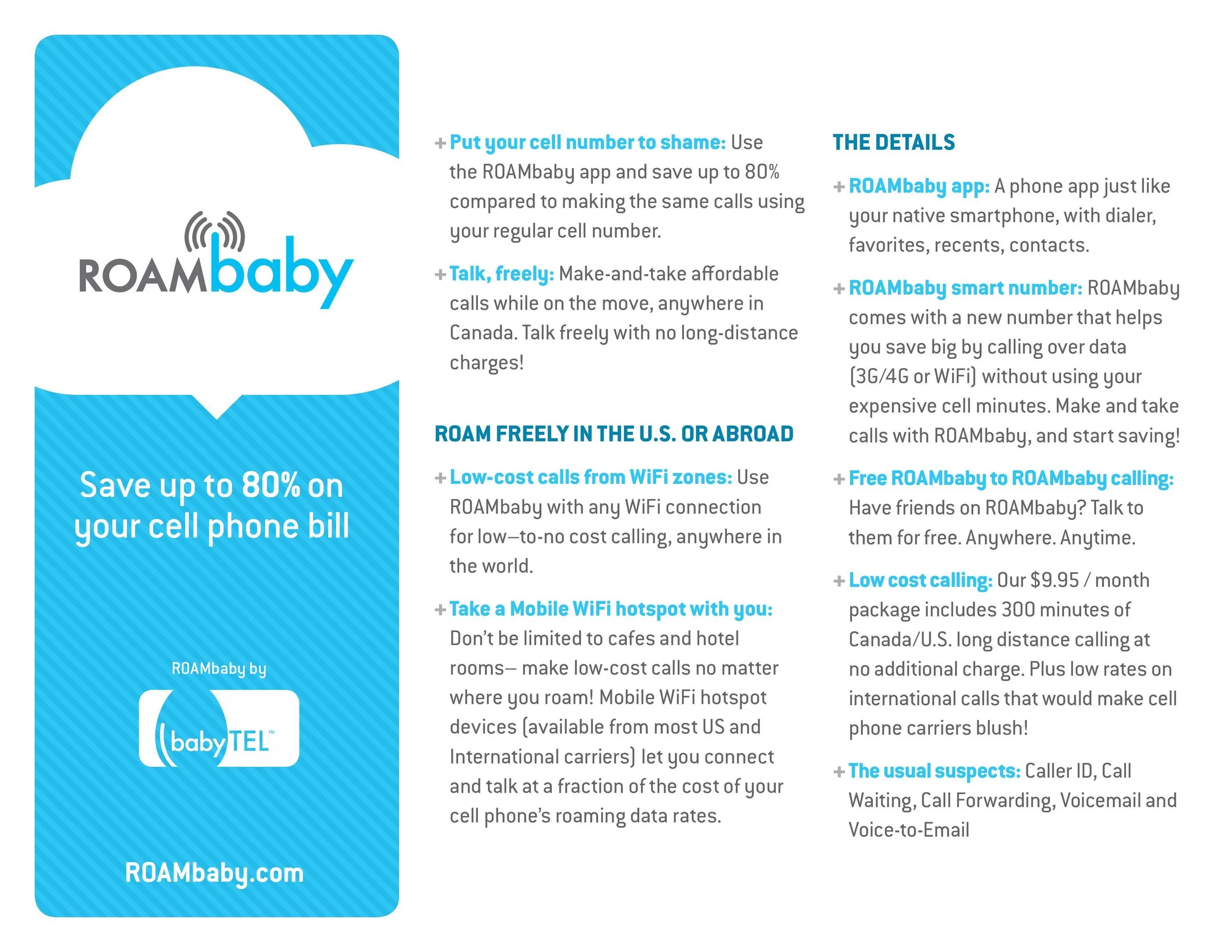 ROAMbaby Mobile Brochure