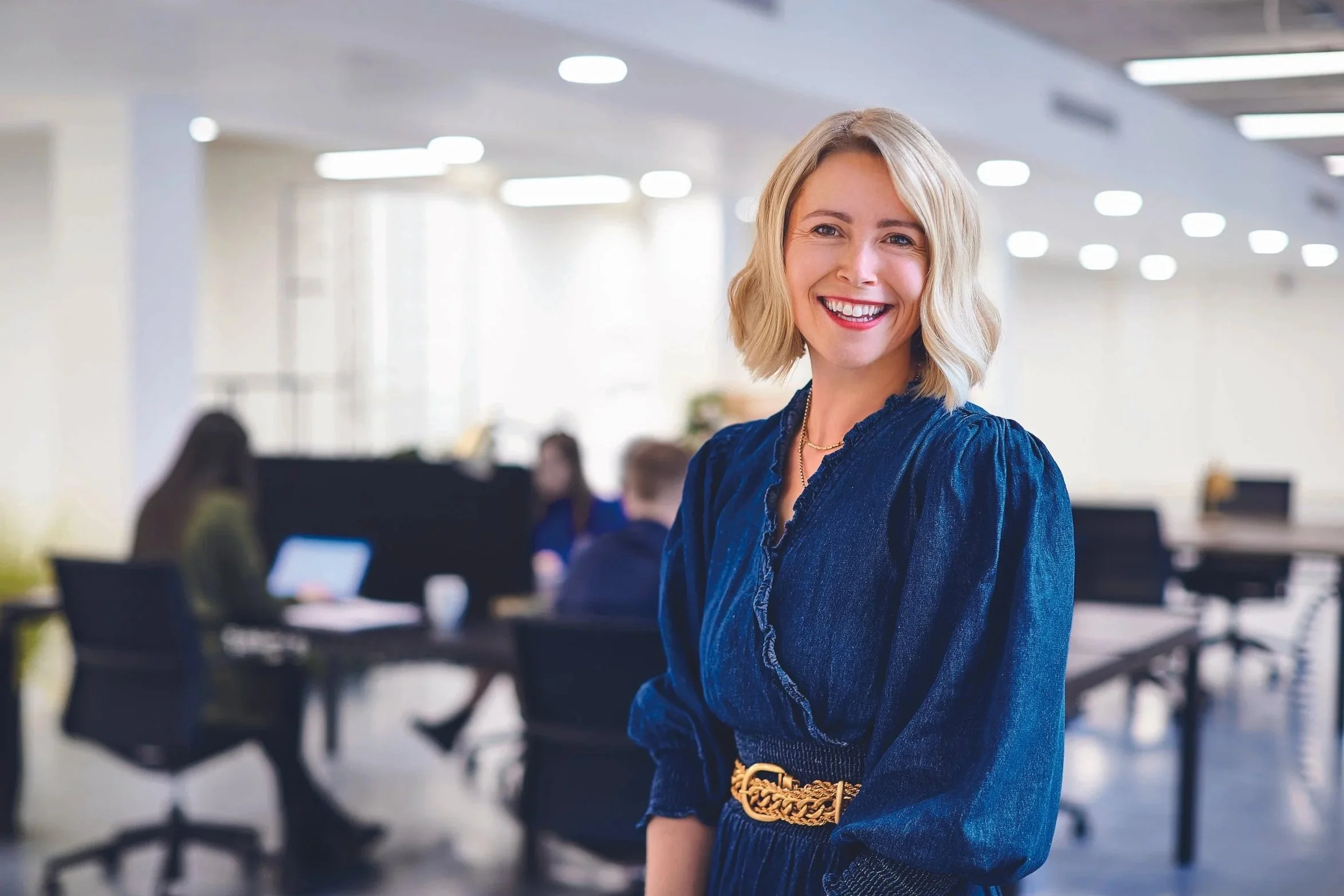 Executive coaching - woman leader smiling