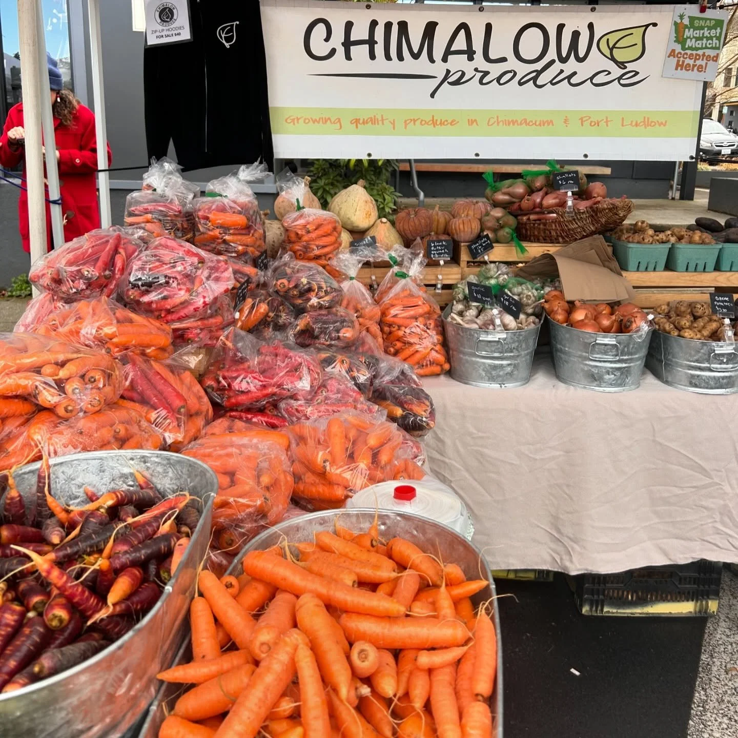 &ldquo;These are the best carrots on planet earth.&rdquo; Said by a market customer yesterday and seconded by the next person in line. 

Week in and week out, you all rave about the carrots.  Even when they were ridiculously big.  Or on the small sid