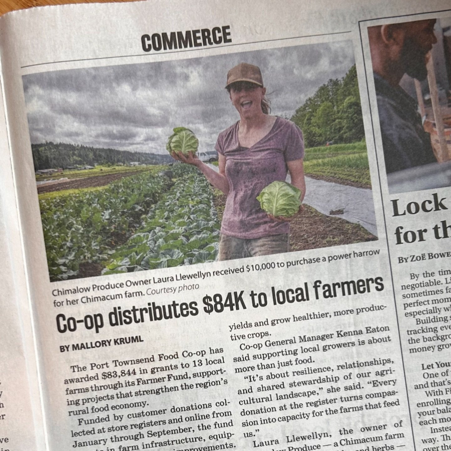 Thank you to the @ptfoodcoop and all the many co-op shoppers for supporting us through the farmer fund!  We are thrilled to be adding a power harrow to our bed prep systems. 

One of our core values is taking the best care of the soil that we can.  T