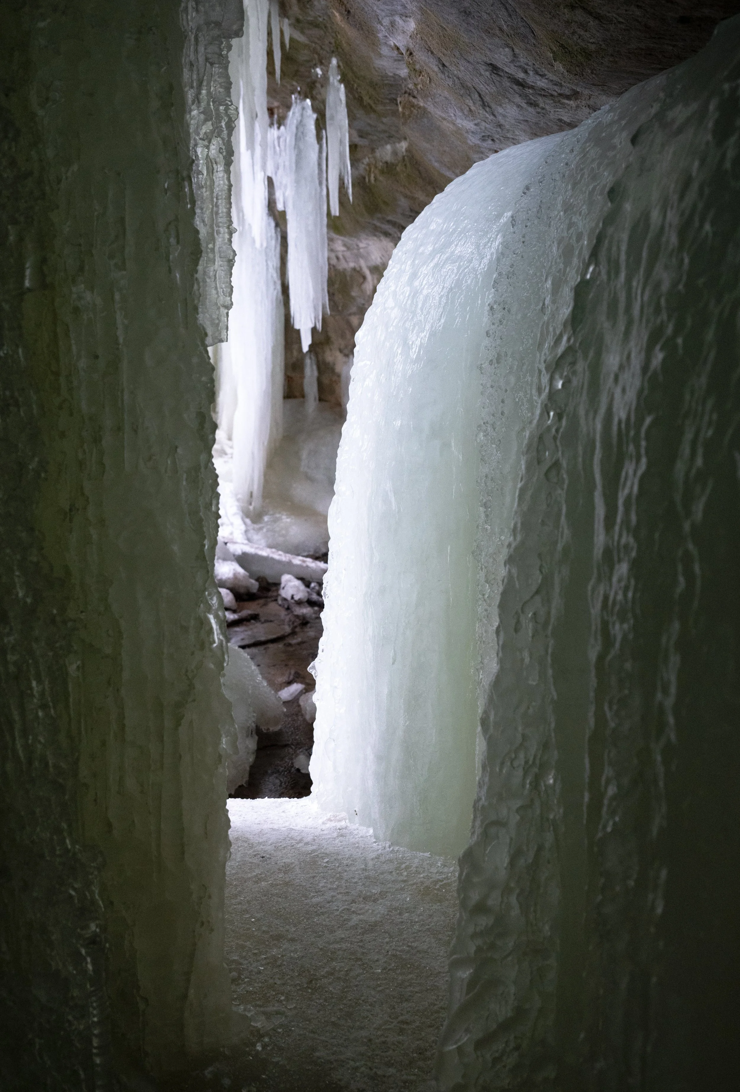 Inside the cave 
Upper Peninsula of Michigan
January 2026