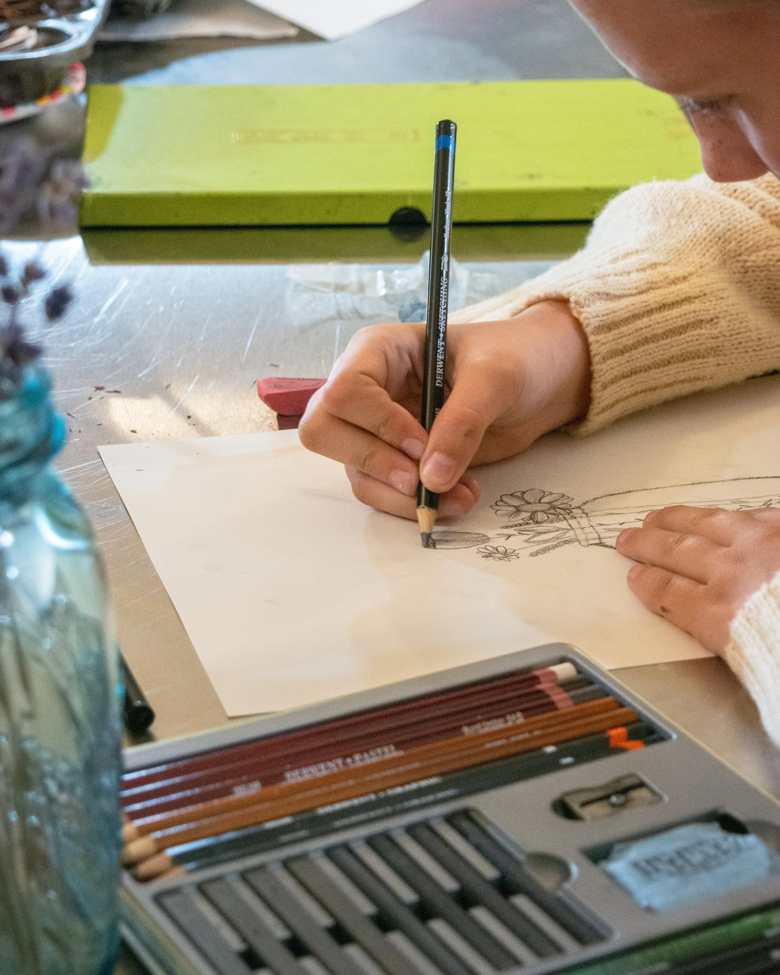 Dome House Artist Workshop, an artist working