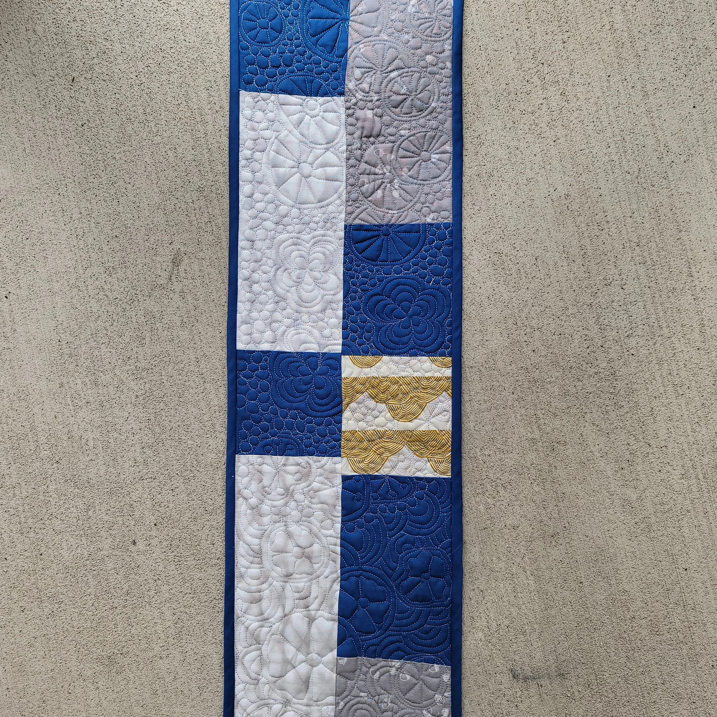 Improv quilt for winter