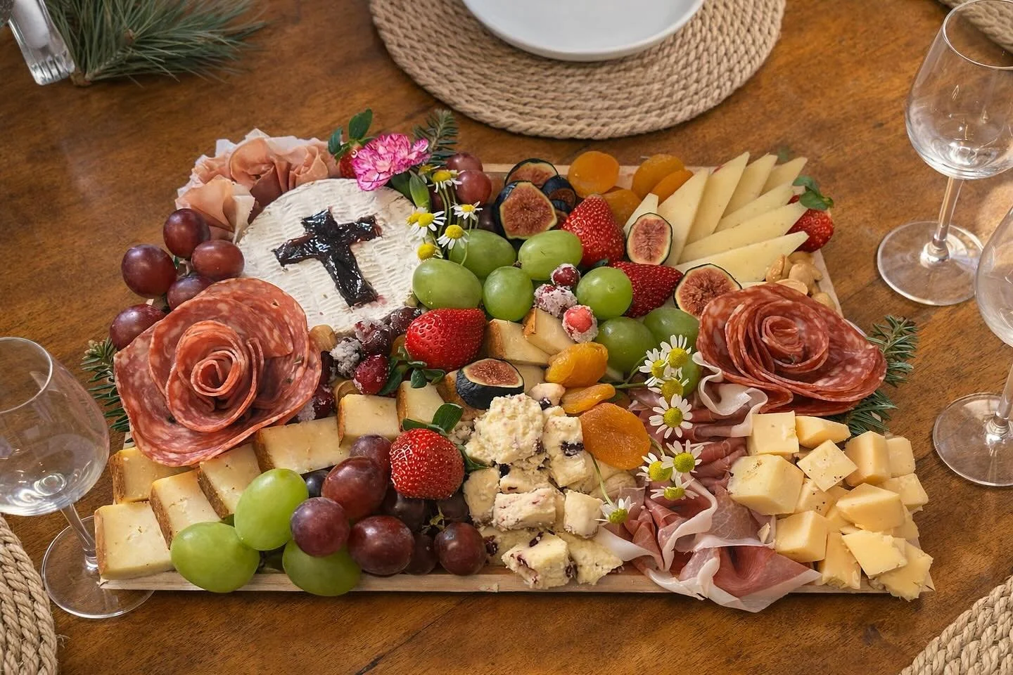 For a very special baptism! 🧀 🍷 🕊️ 

#cheese #baptisim #catholic #LongIsland #northport #blockisland #celebration #newyork