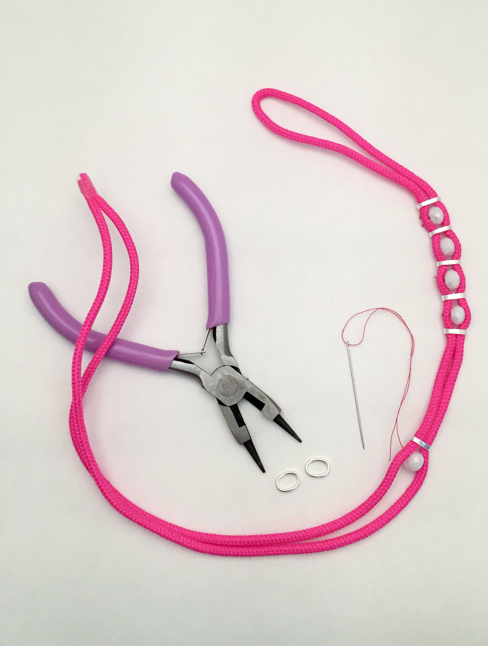 DIY // Neon Rope Necklace