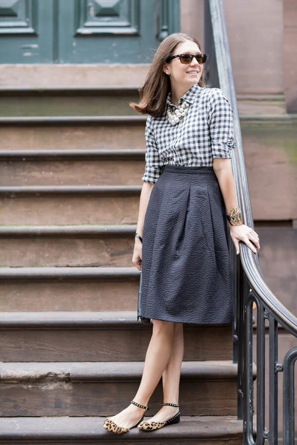 Real Life Style #29 // Gingham & Pearls