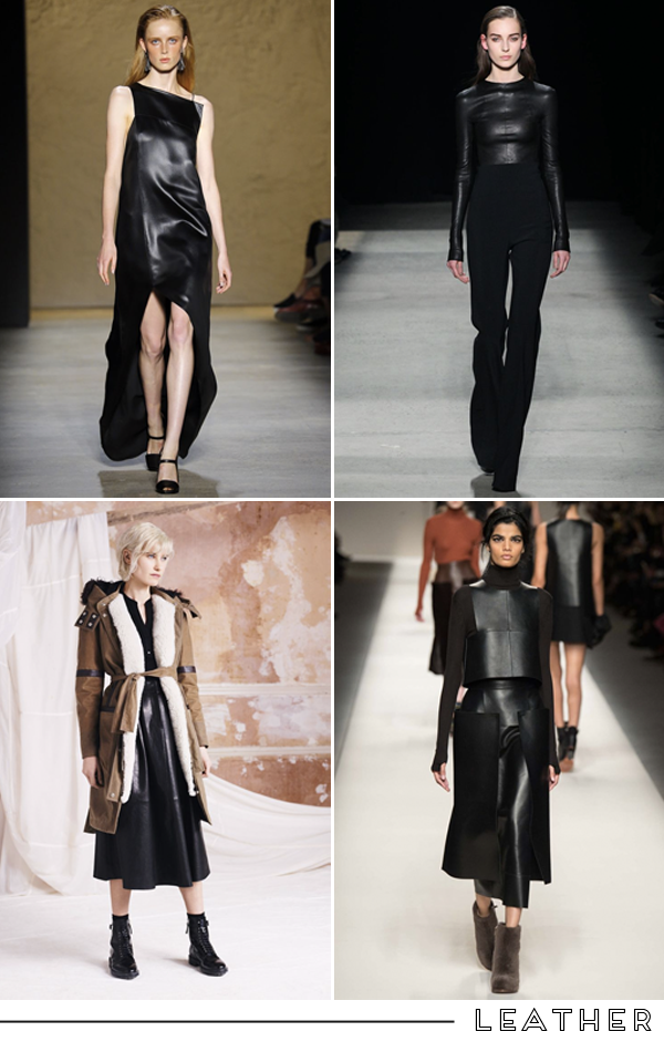 Trend Watch // Leather Weather