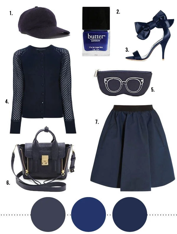 Fall Color Trends // Shades of Navy