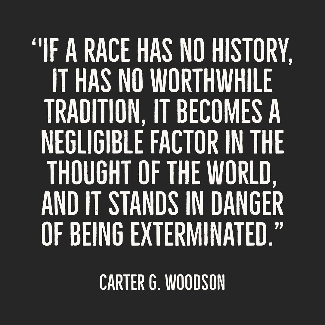 Happy Black History Month!

Black History is simply American history. 

In honor of our ancestors, I wanted to share this quote from the historian who is responsible for the existence of Black History Month.

&bull;
&bull;
&bull;
#BlackHistoryMonth #