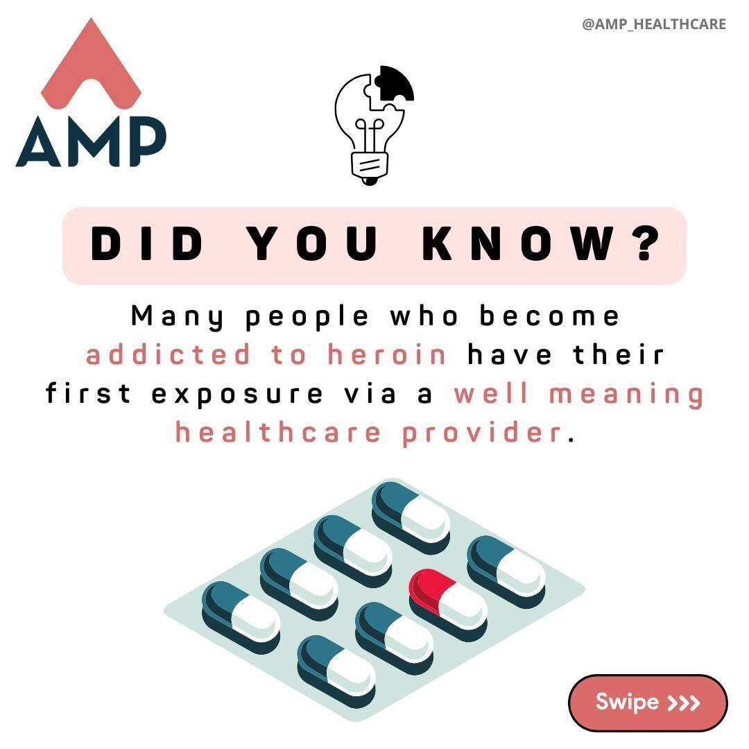 Did you know? 💡 Many people who become addicted to heroin have their first exposure via a well-meaning healthcare provider.

🚨 The Problem: British Columbia faces record drug overdose deaths. Swipe through to read a short summary of an article publ