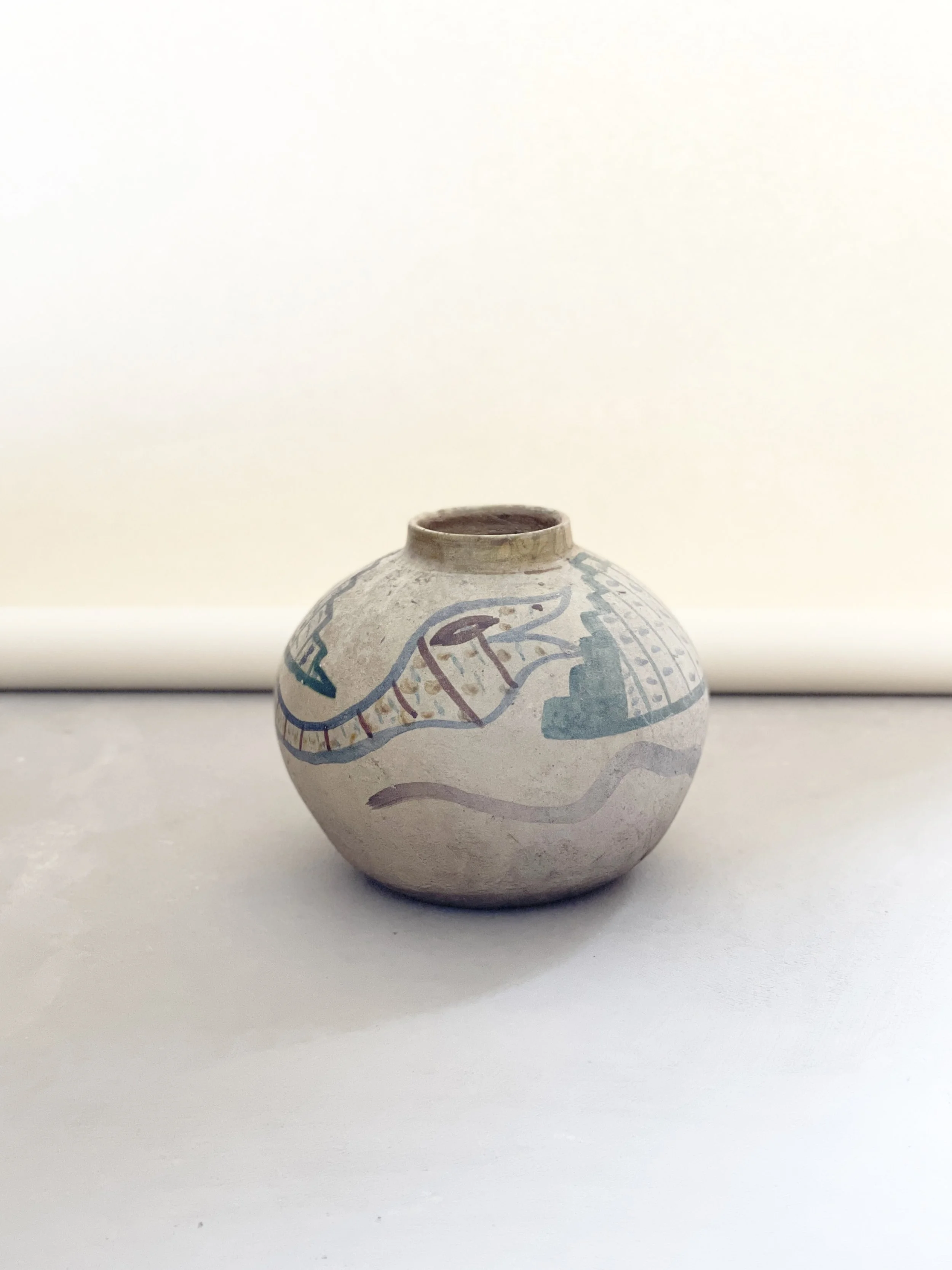 Rare Serpent Vase by Dolores Porras