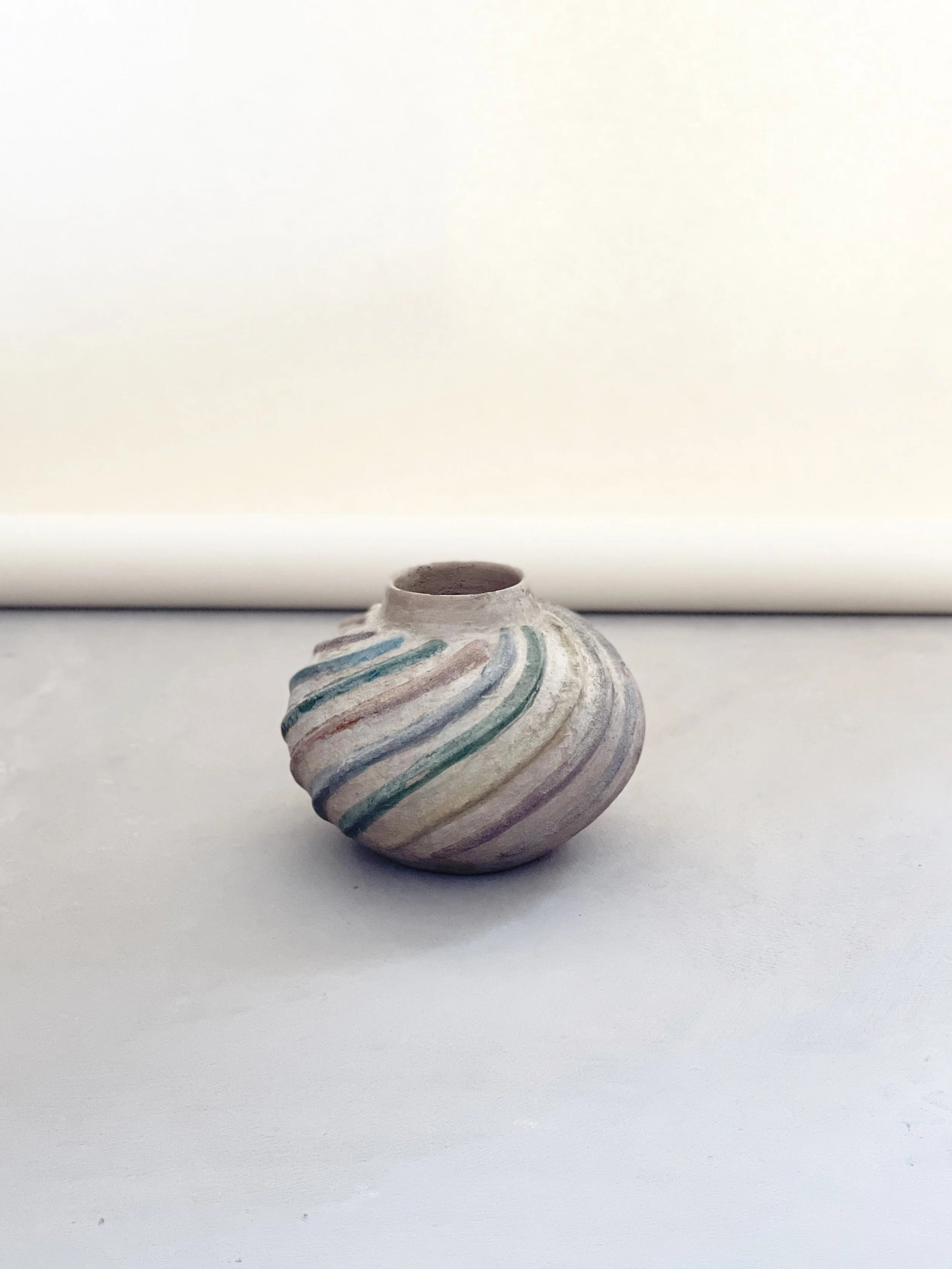 Classic Stripes Vase by Dolores Porras