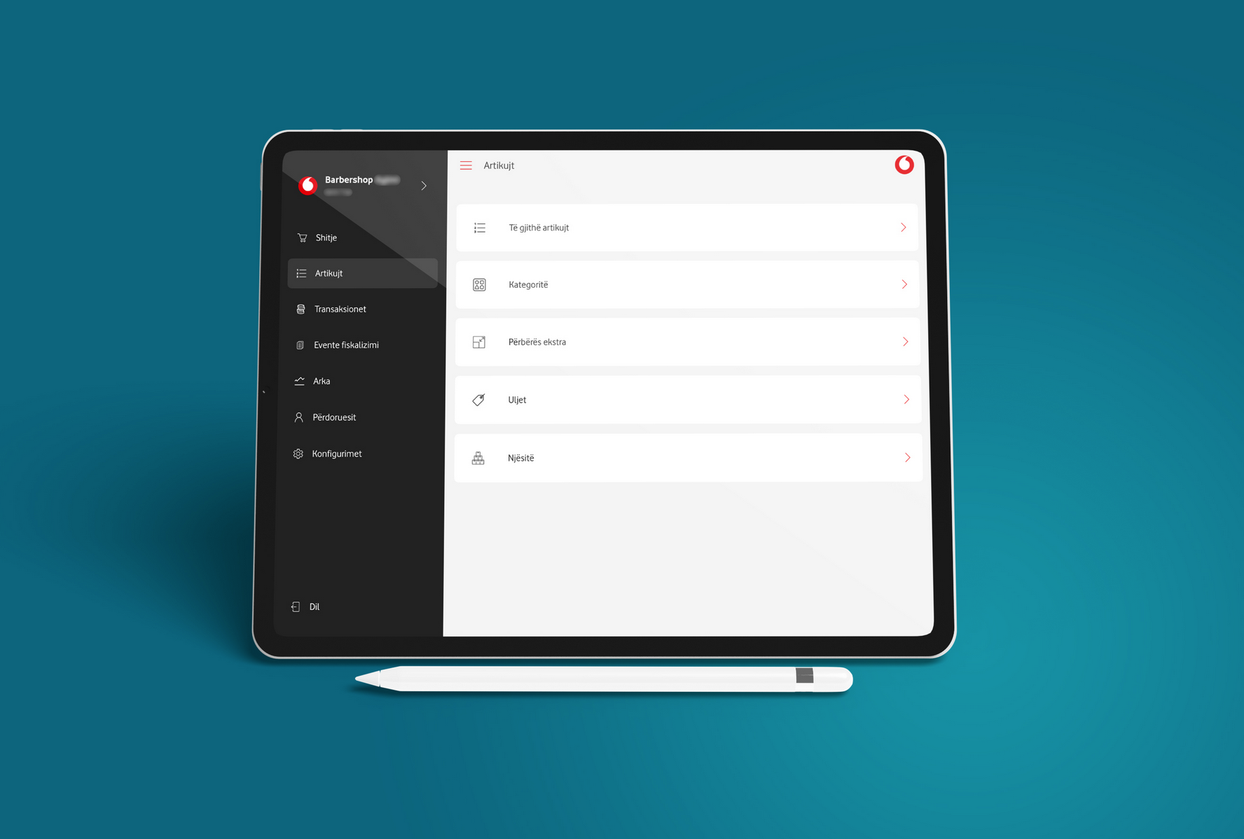 eBusiness POS App - Creative Development
