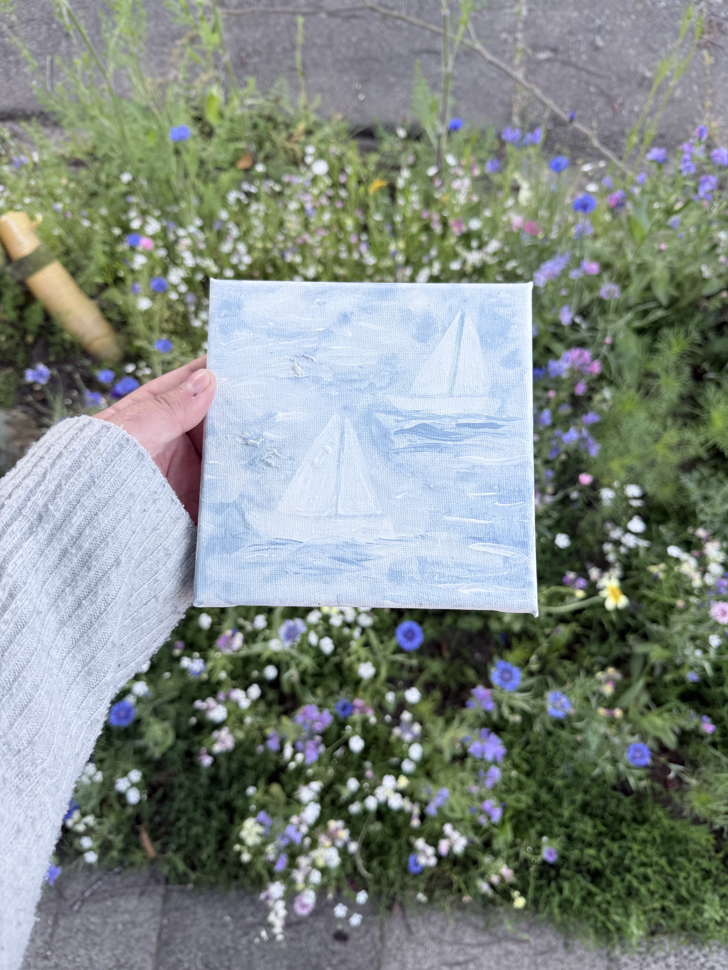Mini Leindwand Meerliebe
