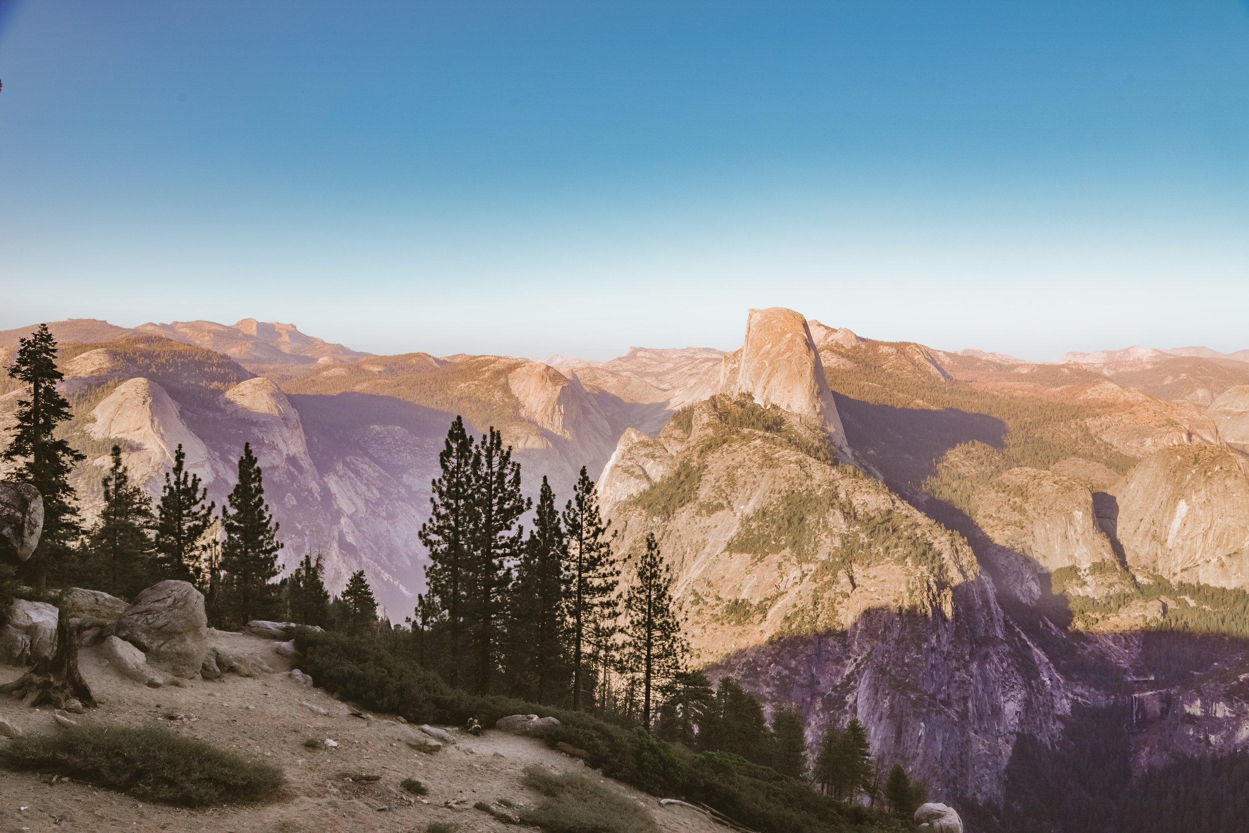 The famous Half Dome. One day I want to climb to the top of this thing....